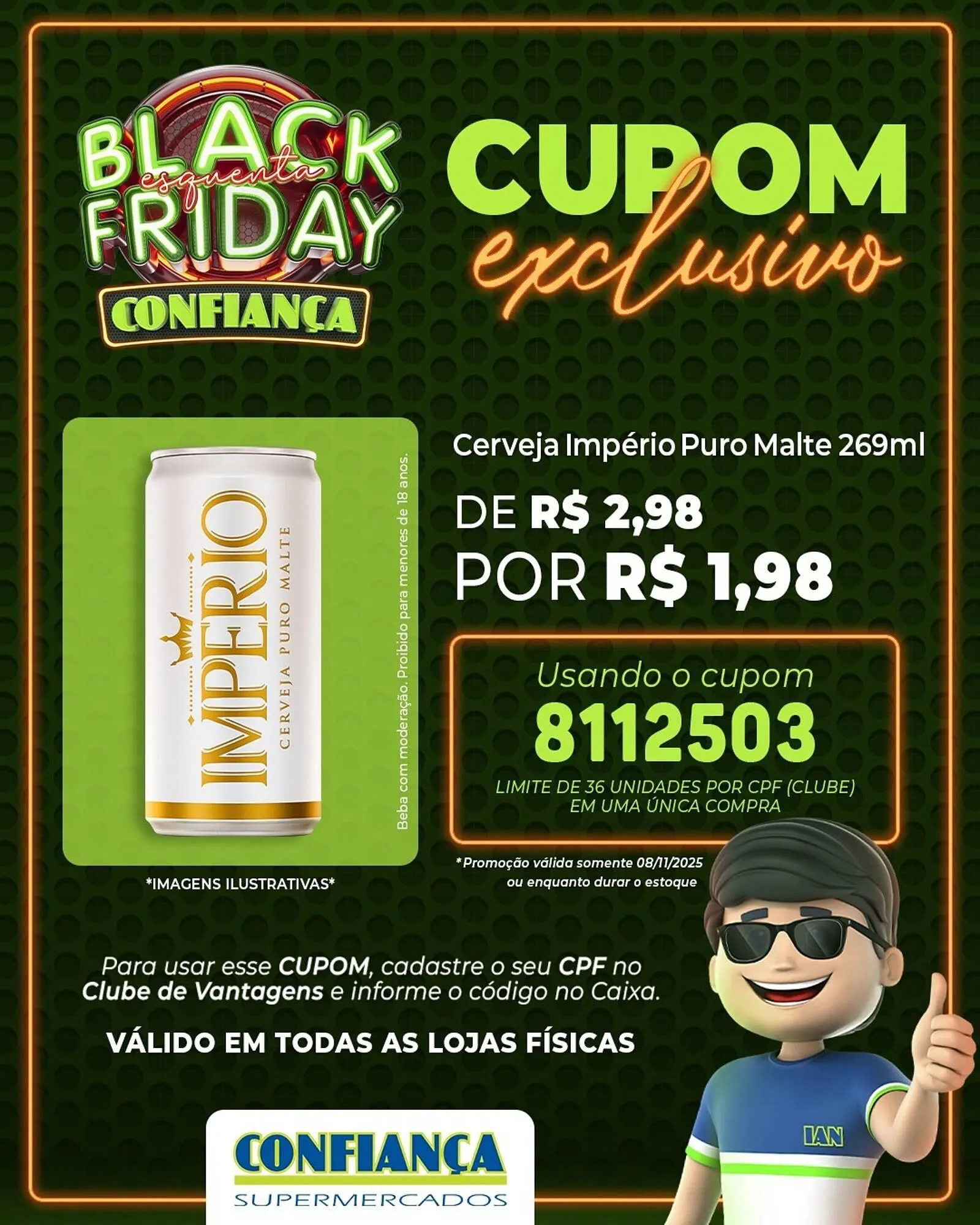 Encarte de Catálogo Confiança Supermercados 8 de novembro até 14 de novembro 2025 - Pagina 3