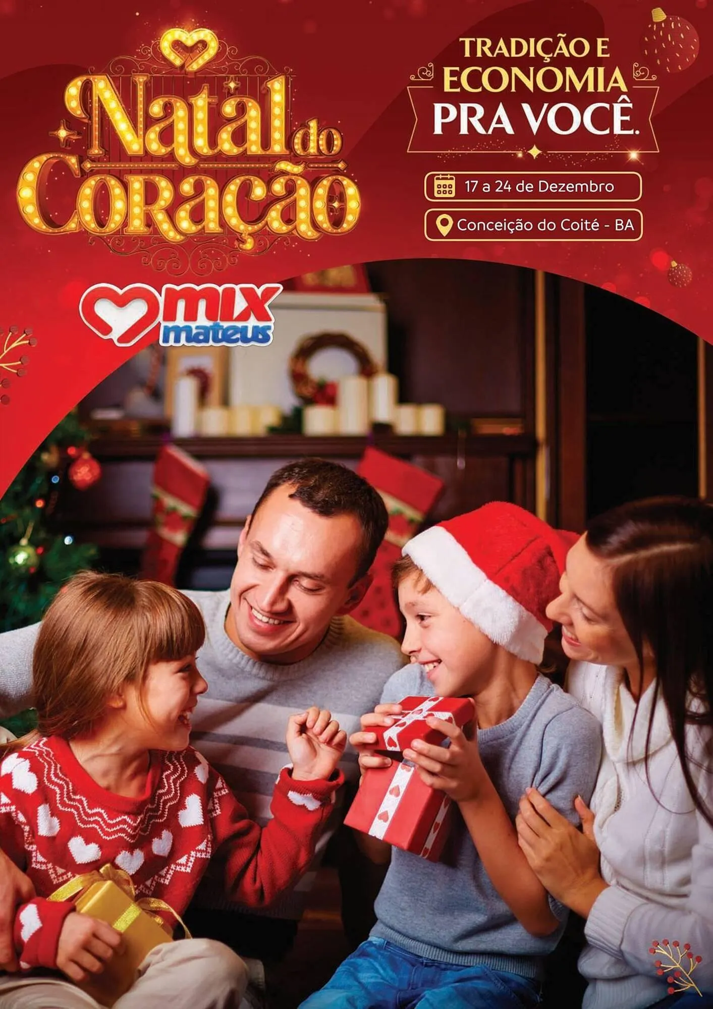 Encarte de Catálogo Supermercados Mateus 17 de dezembro até 24 de dezembro 2025 - Pagina 1