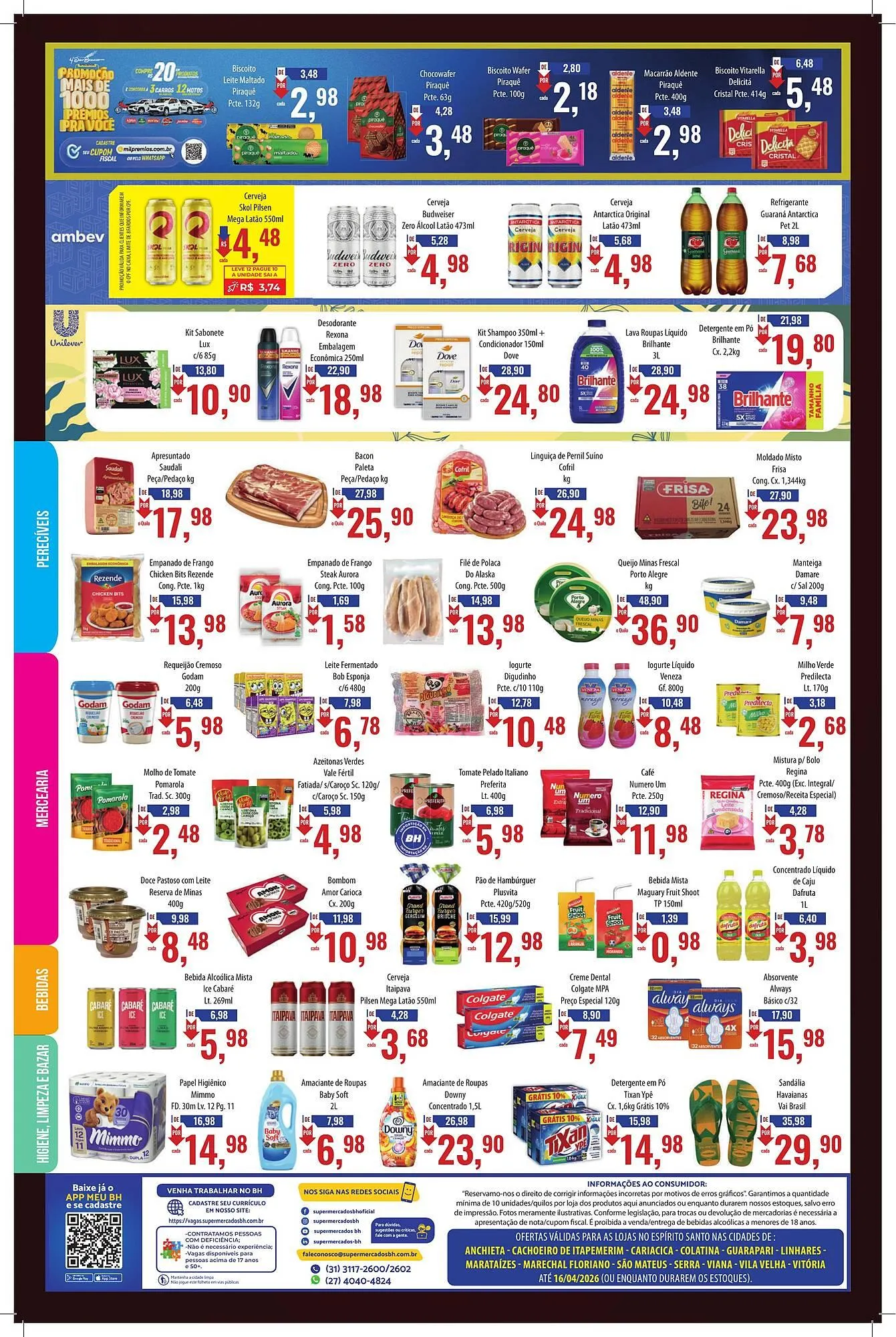 Encarte de Folheto Supermercados BH 6 de abril até 16 de abril 2026 - Pagina 2