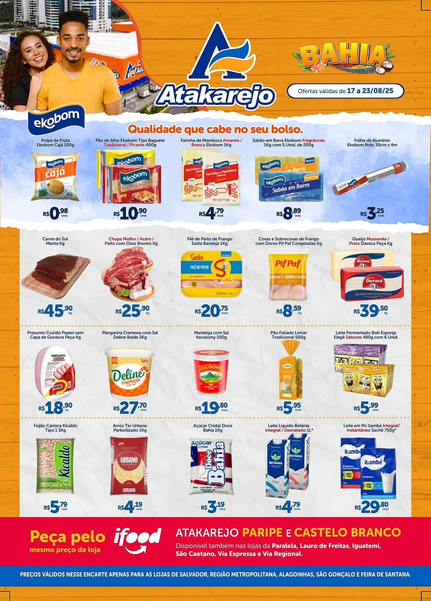 Encarte de Catálogo Atakarejo 17 de agosto até 23 de agosto 2025 - Pagina 1