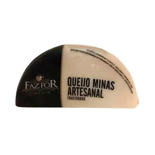 Queijo Minas Artesanal Faz For 500g