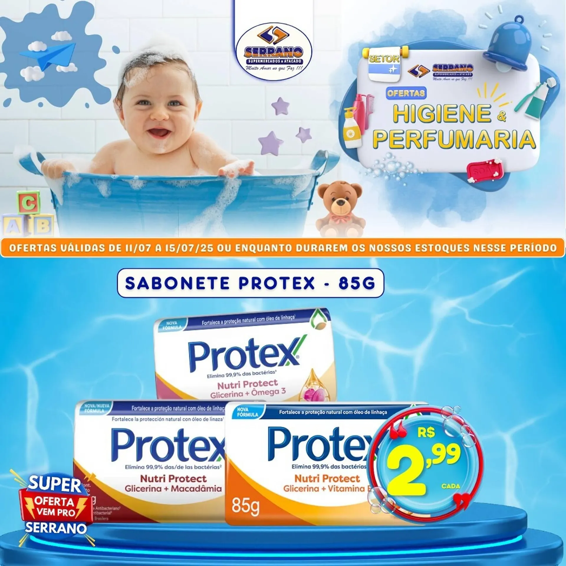 Encarte de Catálogo Serrano Supermercado 14 de julho até 15 de julho 2025 - Pagina 1