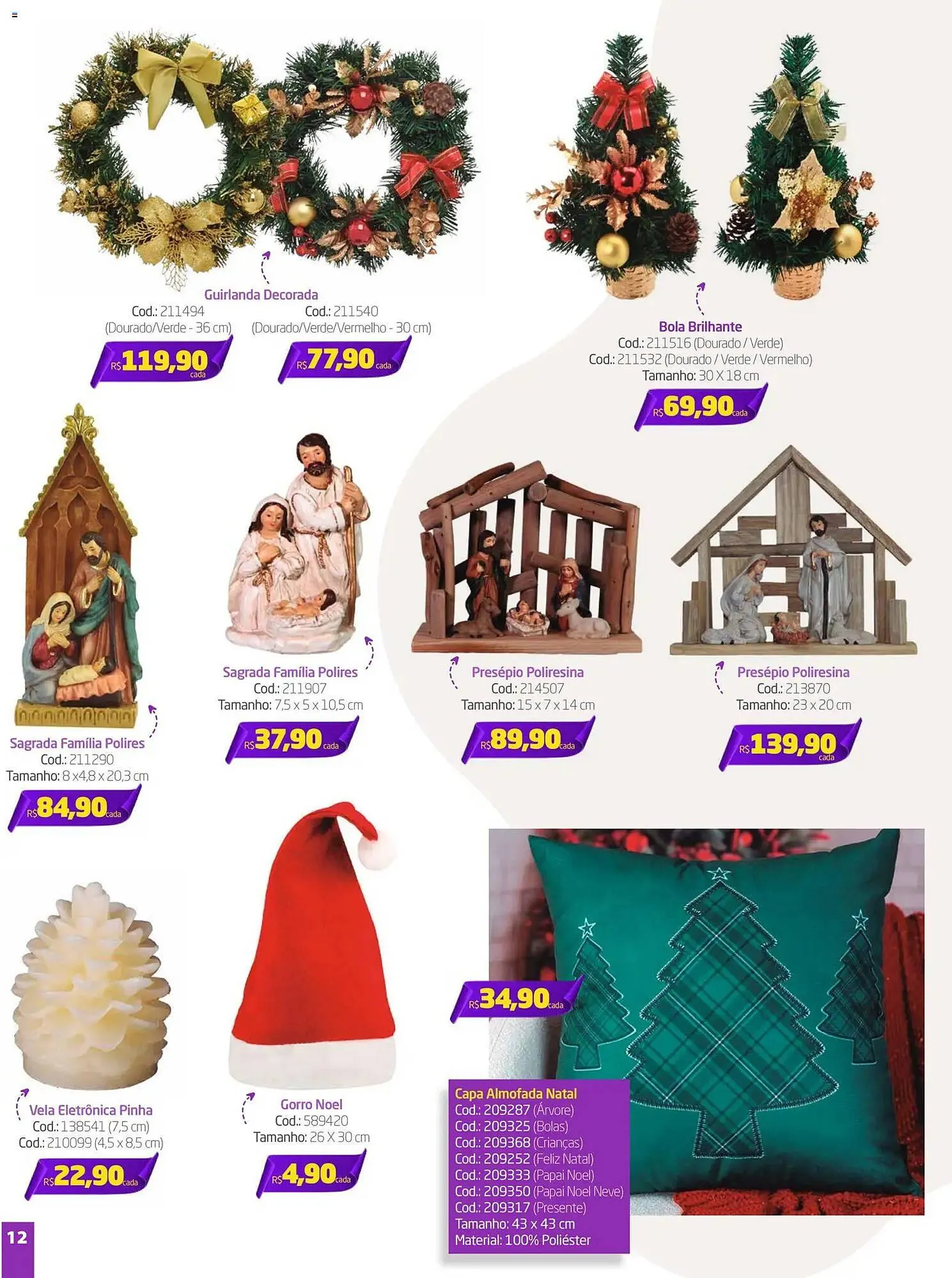 Encarte de Catálogo Preçolândia 7 de novembro até 31 de dezembro 2025 - Pagina 12