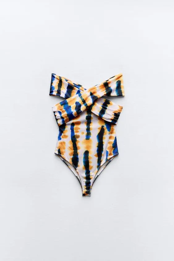 BODY TIE-DYE COM DECOTE CRUZADO