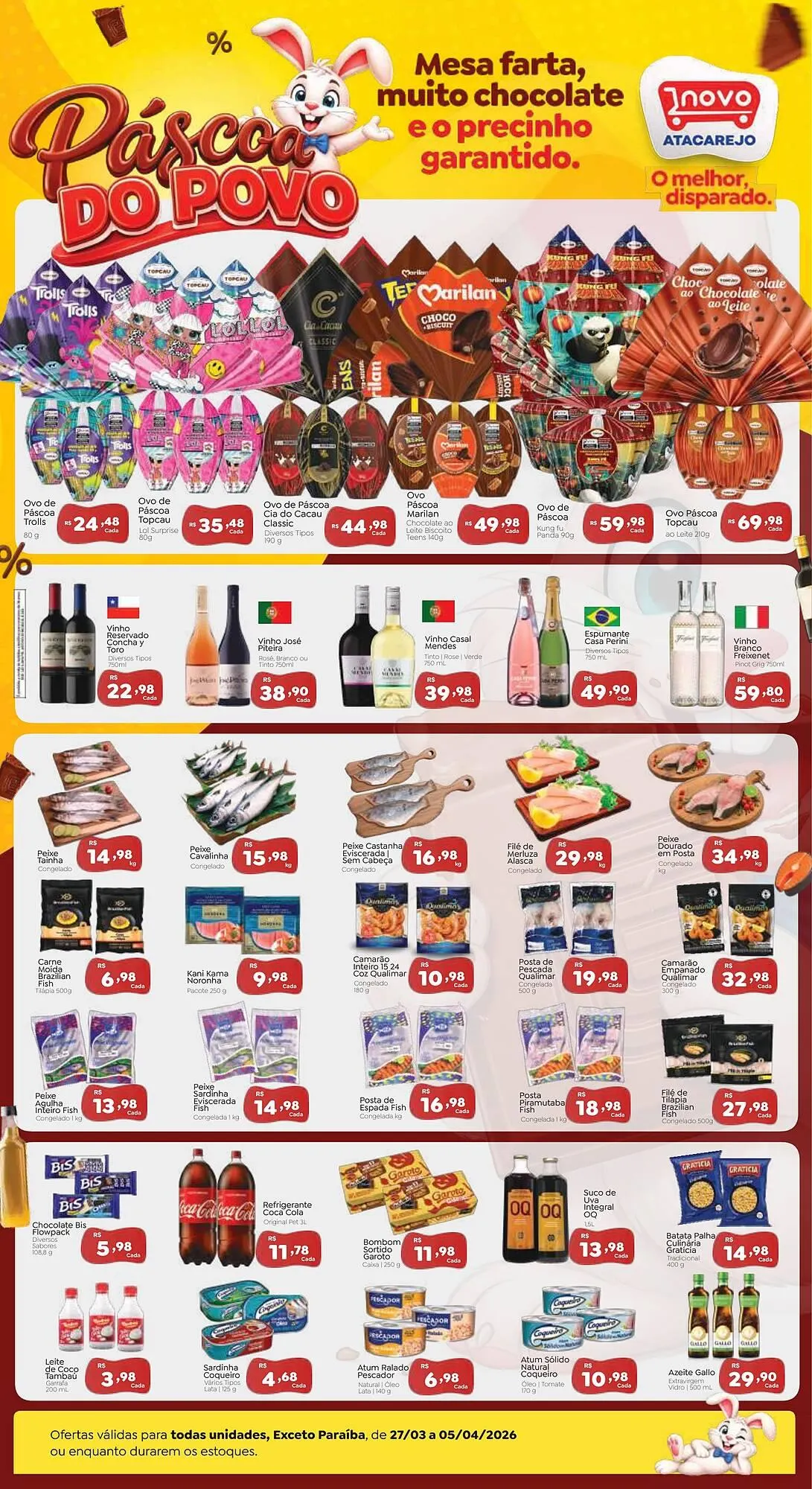 Encarte de Folheto Novo Atacarejo 30 de março até 5 de abril 2026 - Pagina 1