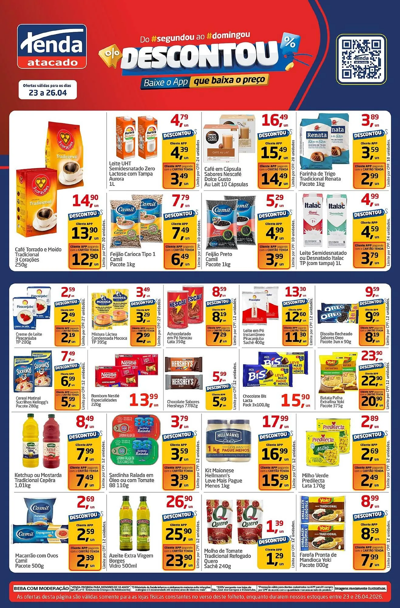 Encarte de Folheto Tenda Atacado 23 de abril até 26 de abril 2026 - Pagina 3