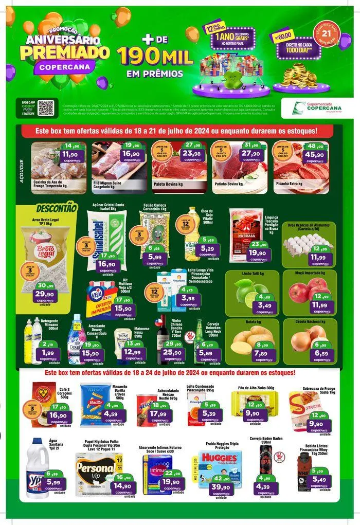 Encarte de Aniversário Premiado 18 de julho até 24 de julho 2024 - Pagina 1