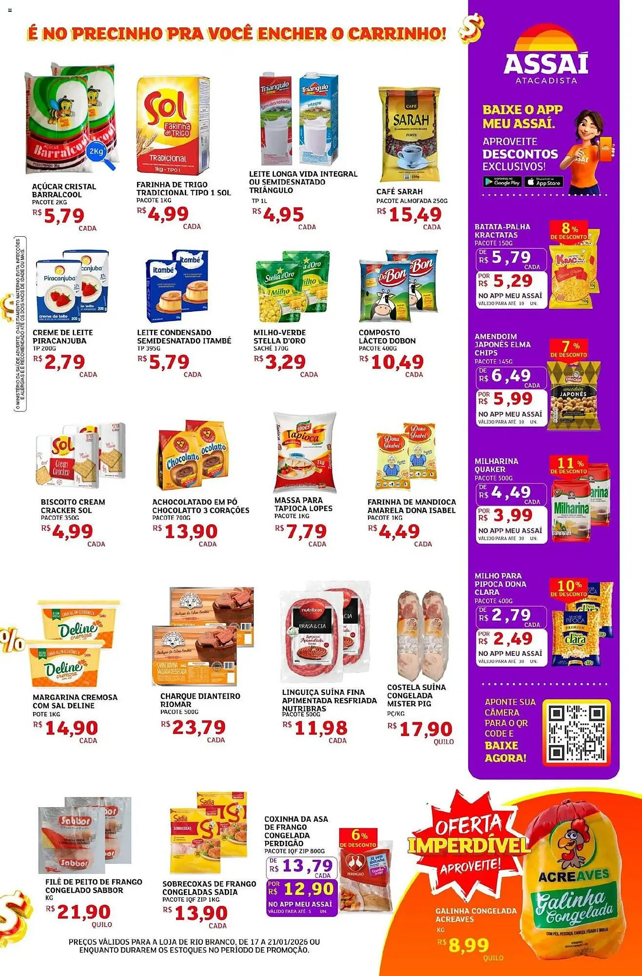 Encarte de Encarte Assaí Atacadista 17 de janeiro até 21 de janeiro 2026 - Pagina 3