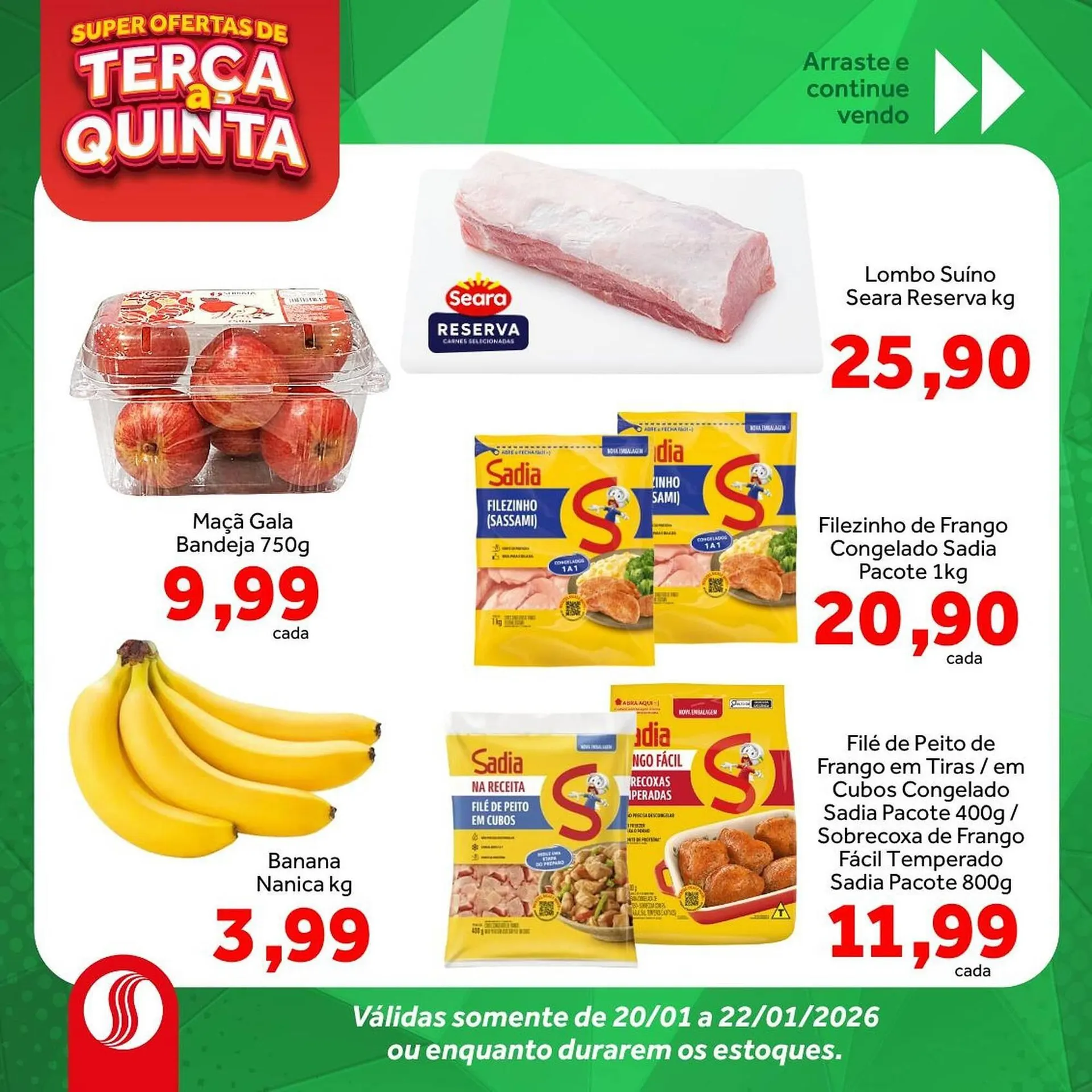 Encarte de Folheto Shibata Supermercados 19 de janeiro até 22 de janeiro 2026 - Pagina 2