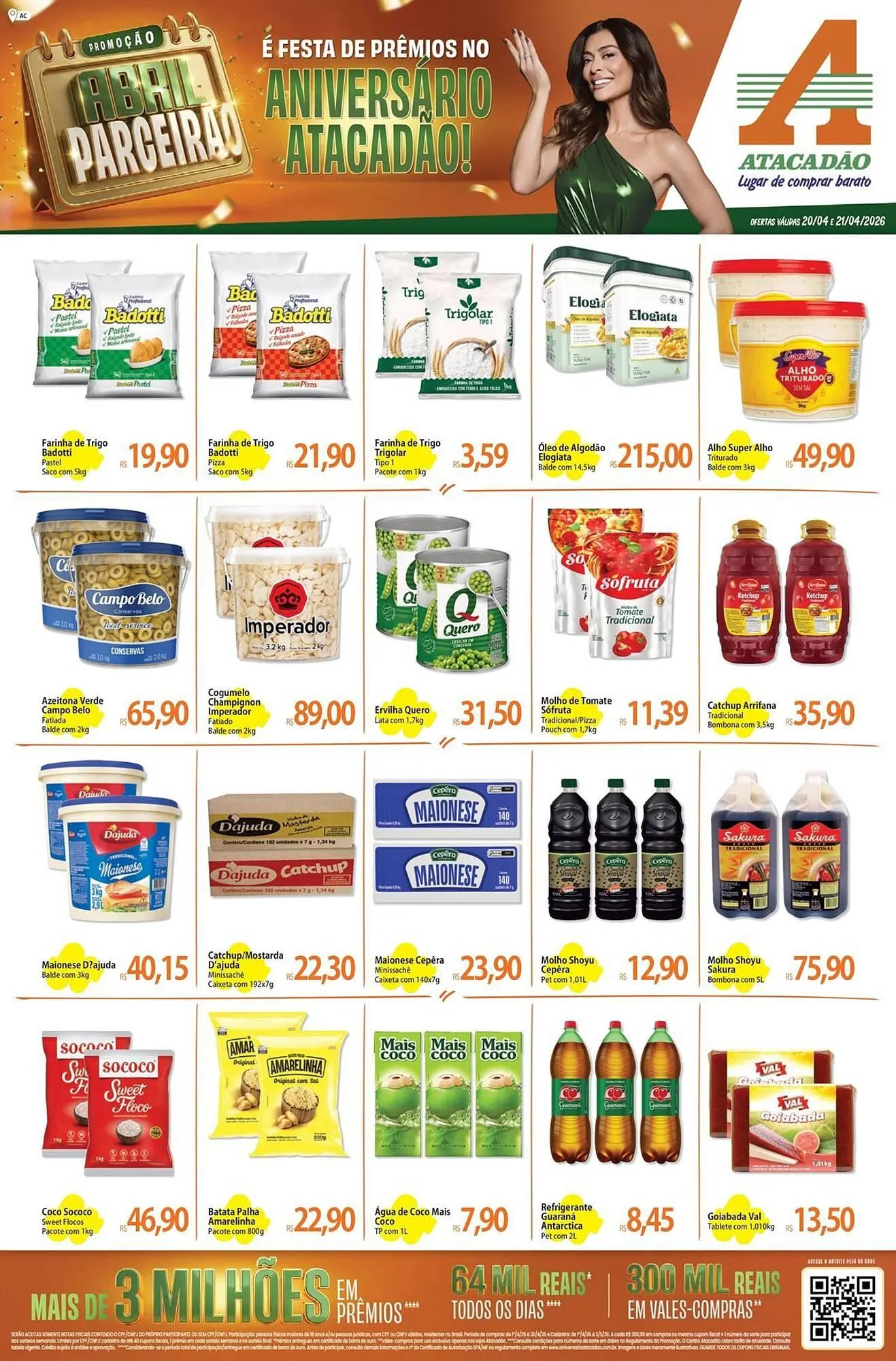 Encarte de Folheto Atacadão 20 de abril até 21 de abril 2026 - Pagina 1