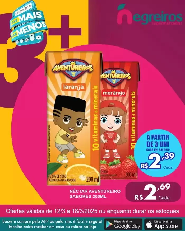 Encarte de Encarte Negreiros Supermercados 19 de março até 21 de março 2025 - Pagina 7