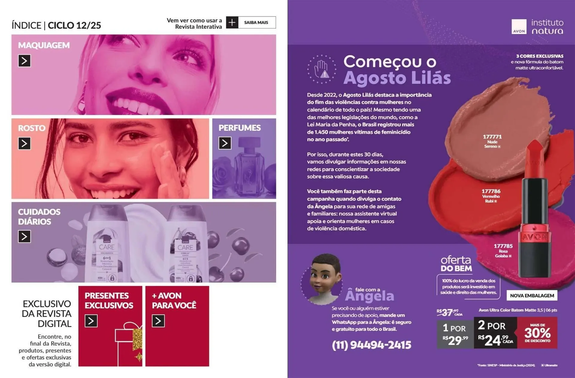 Encarte de Catálogo Avon 1 de dezembro até 31 de dezembro 2025 - Pagina 7