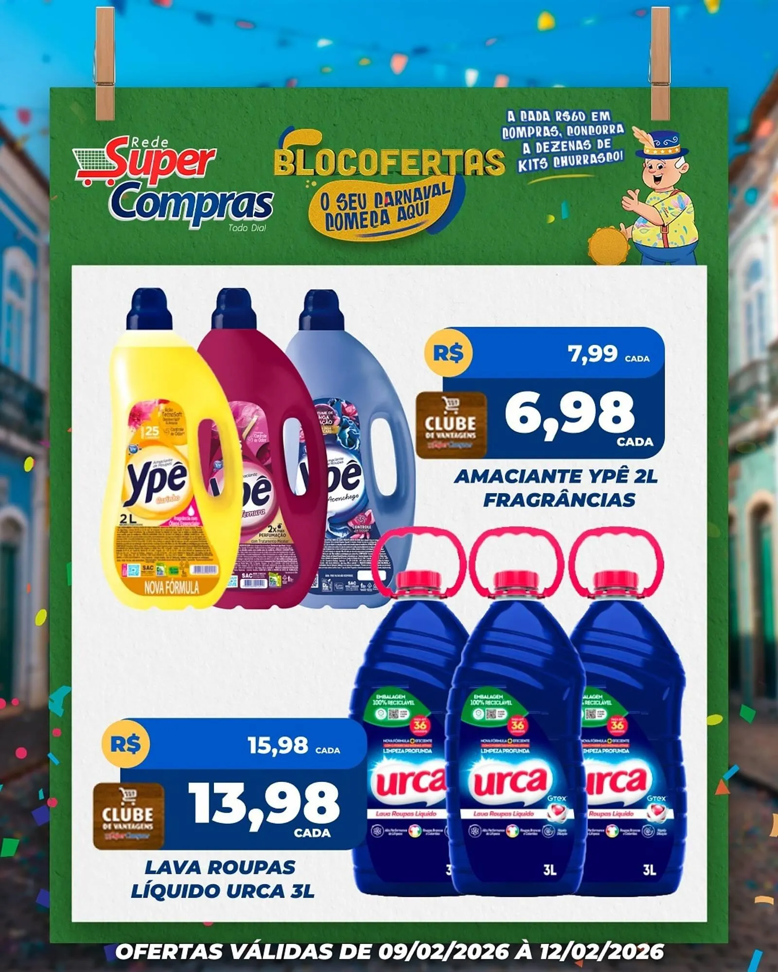 Encarte de Encarte Rede Super Compras 9 de fevereiro até 12 de fevereiro 2026 - Pagina 2