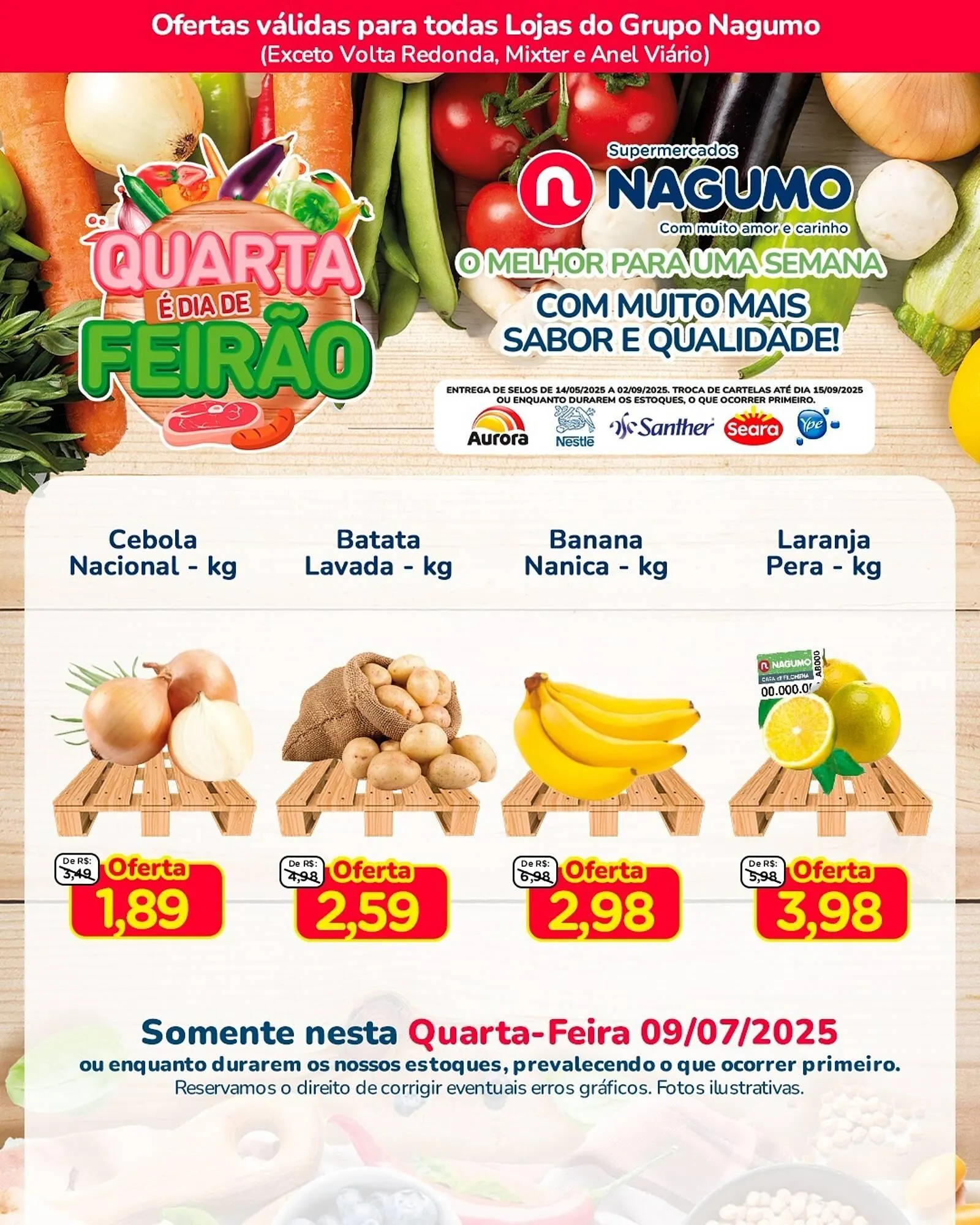 Encarte de Catálogo Nagumo 9 de julho até 15 de julho 2025 - Pagina 1