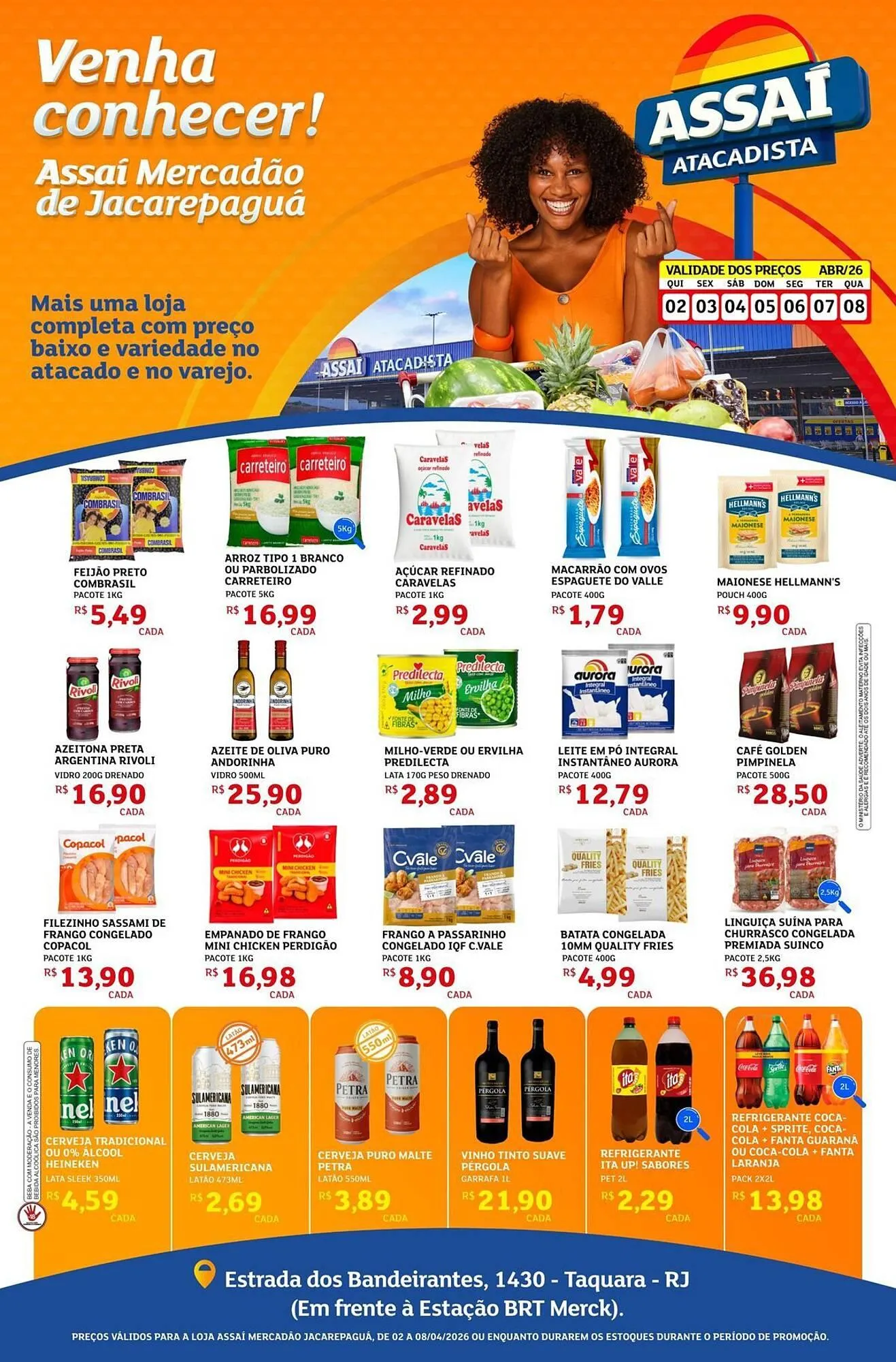 Encarte de Encarte Assaí Atacadista 2 de abril até 8 de abril 2026 - Pagina 1