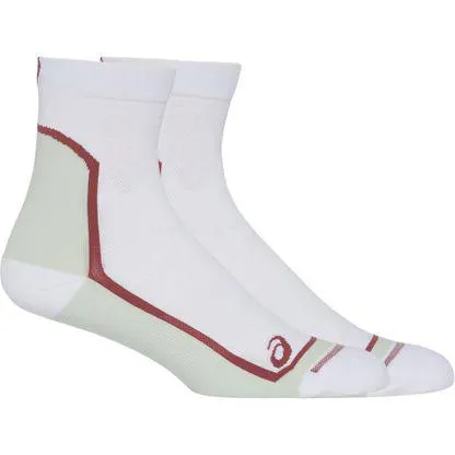 Meia ASICS - Unissex - Branca e Vinho