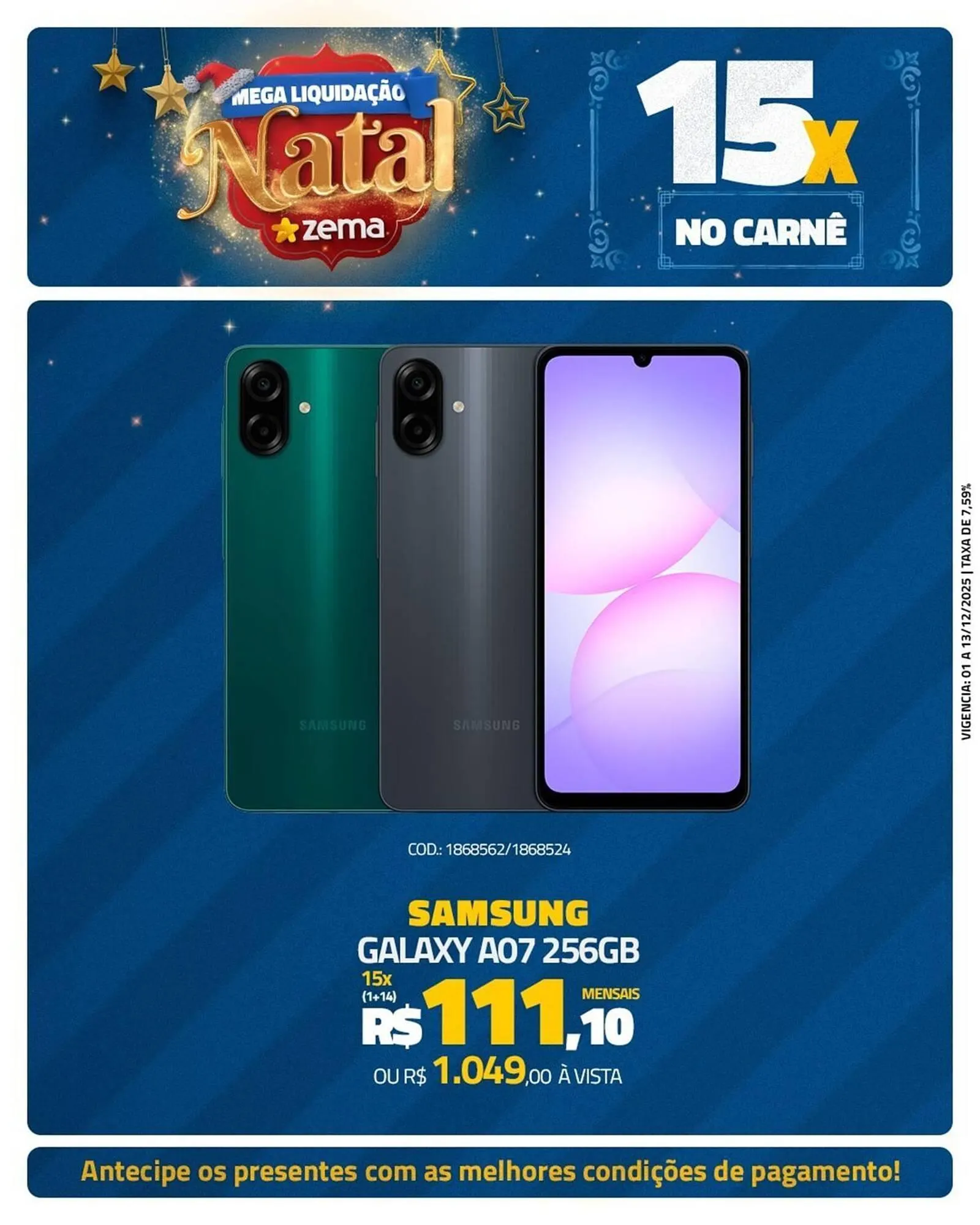 Encarte de Folheto Zema 1 de dezembro até 13 de dezembro 2025 - Pagina 7