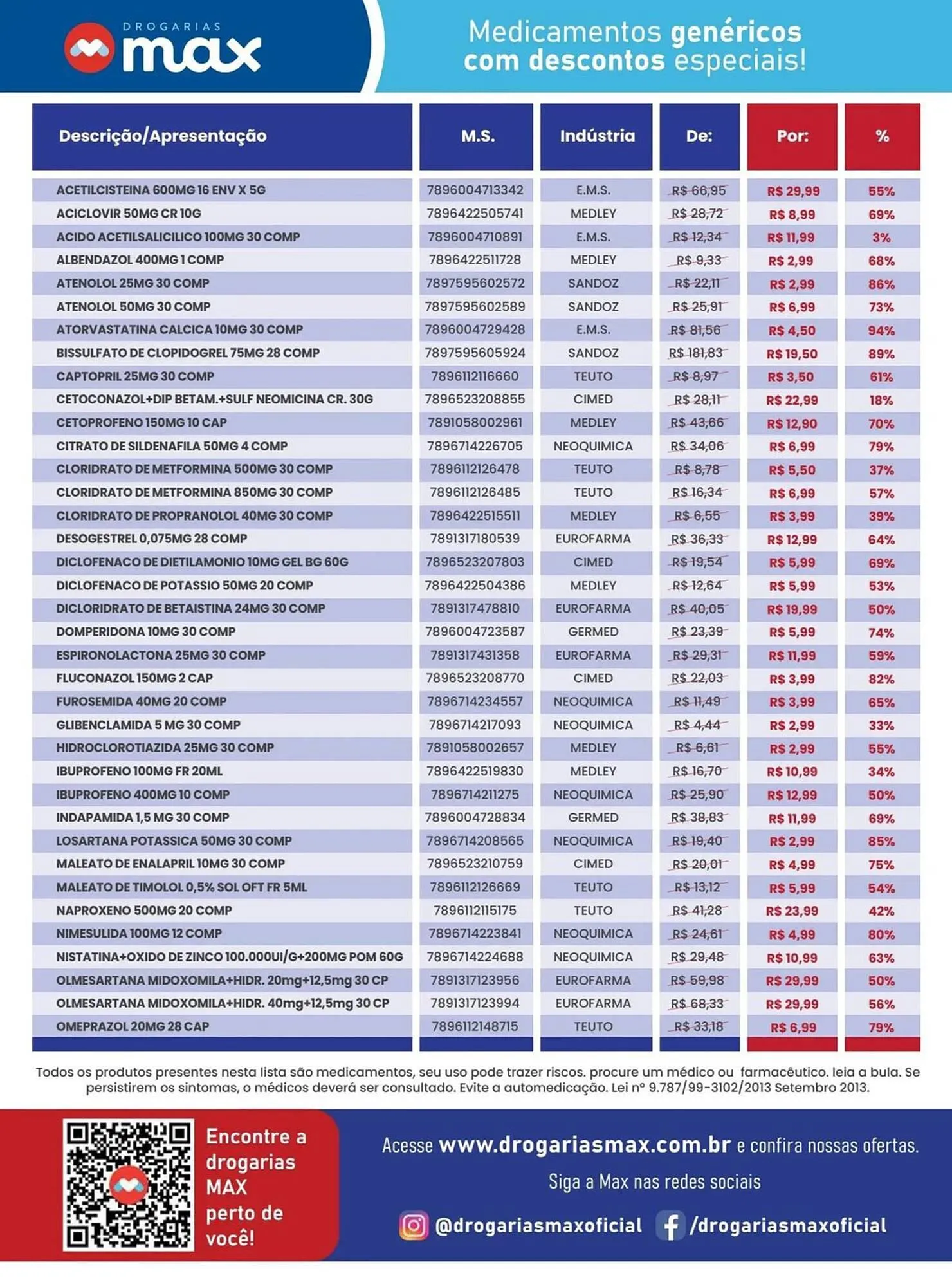 Encarte de Catálogo Drogarias Max 3 de janeiro até 15 de janeiro 2024 - Pagina 8