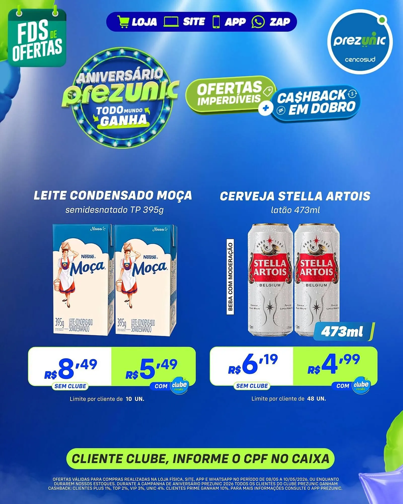 Encarte de Encarte Prezunic 8 de maio até 10 de maio 2026 - Pagina 5