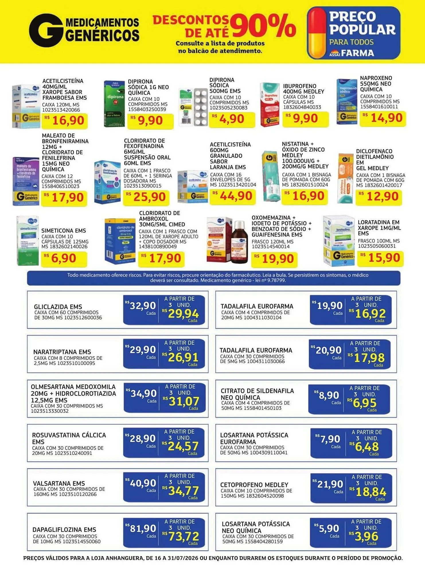 Encarte de Encarte Assaí Atacadista 17 de julho até 1 de agosto 2026 - Pagina 3