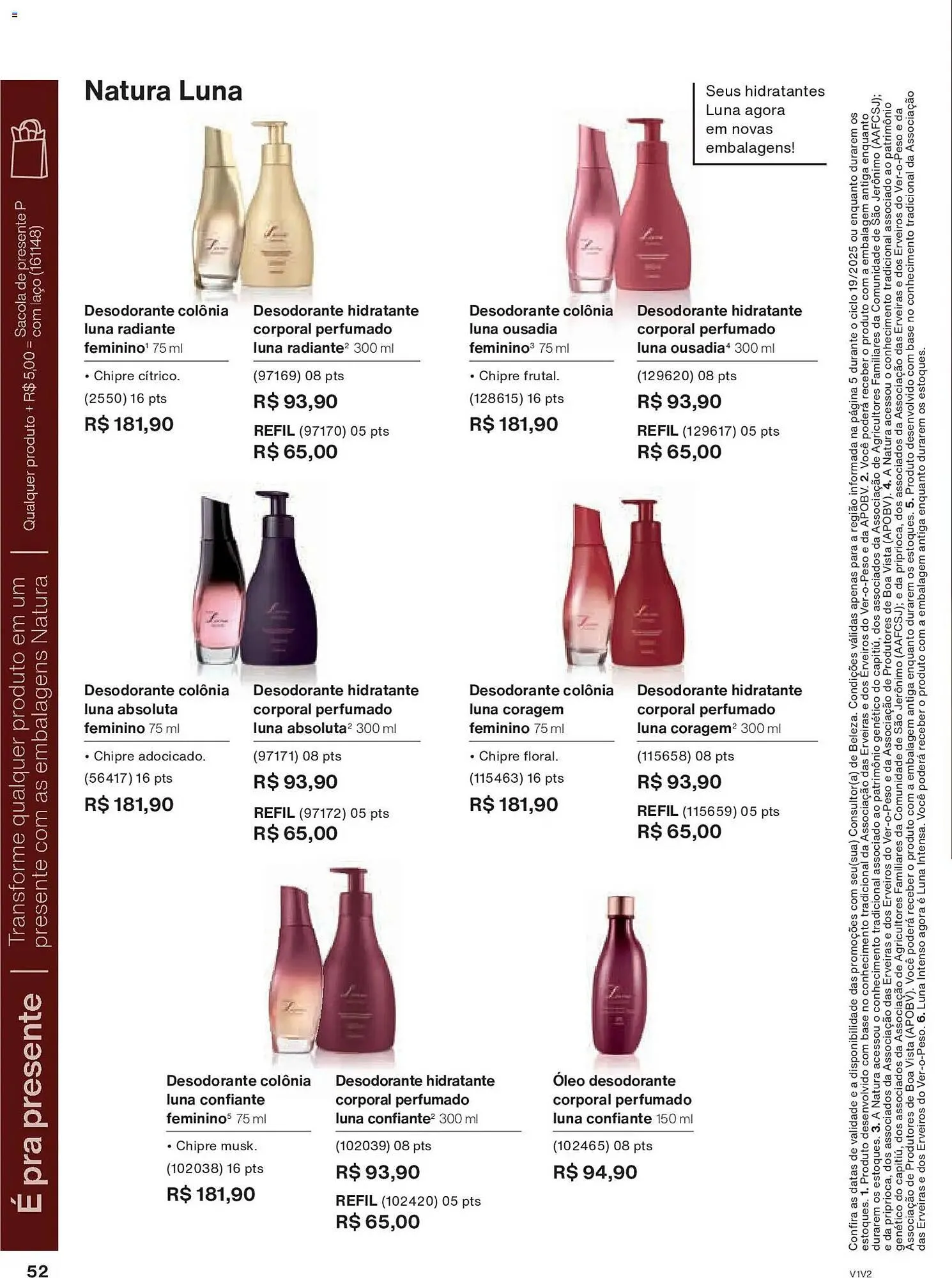 Encarte de Catálogo Natura 26 de novembro até 26 de dezembro 2025 - Pagina 52