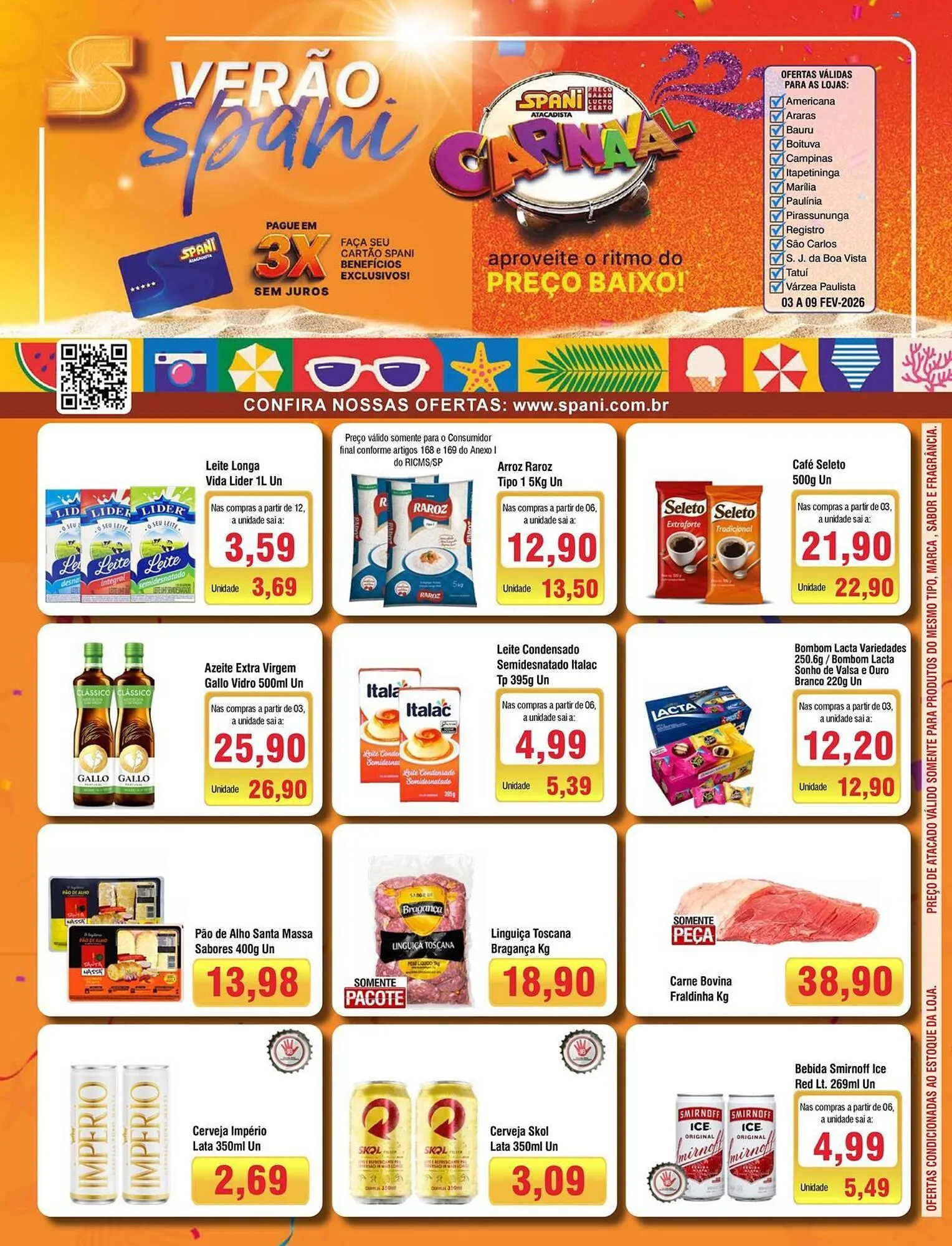 Encarte de Folheto Spani Atacadista 3 de fevereiro até 9 de fevereiro 2026 - Pagina 1