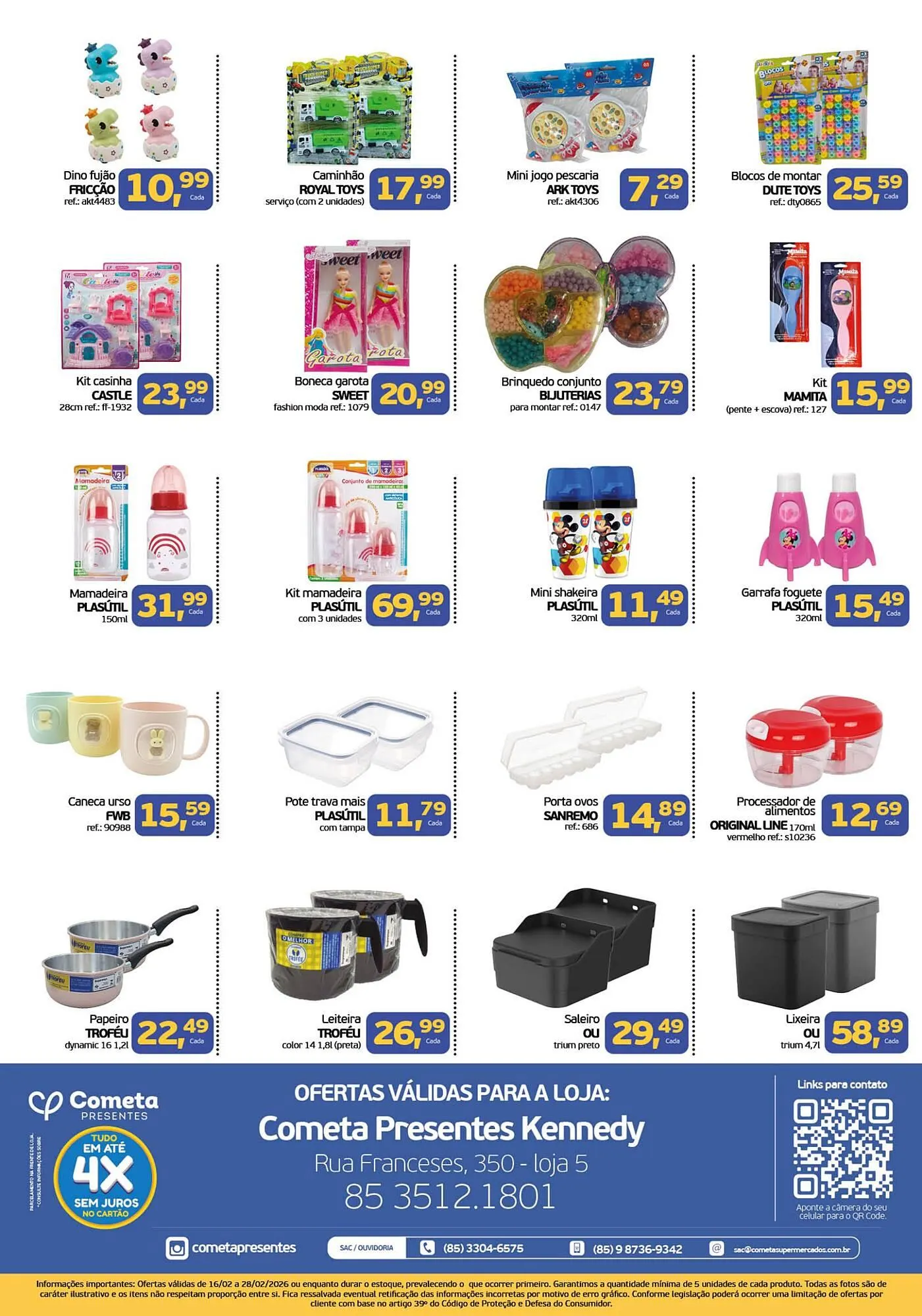 Encarte de Encarte Cometa Supermercados 26 de fevereiro até 28 de fevereiro 2026 - Pagina 2
