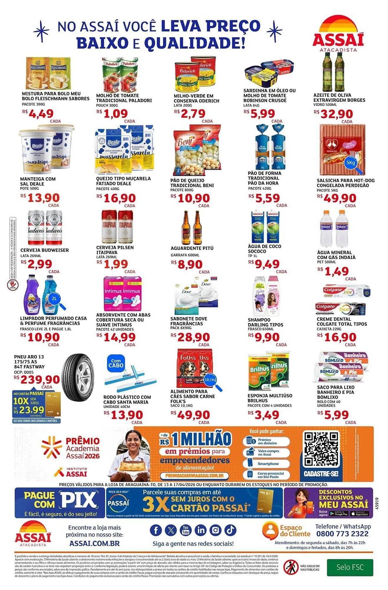 Encarte de Encarte Assaí Atacadista 13 de abril até 17 de abril 2026 - Pagina 2