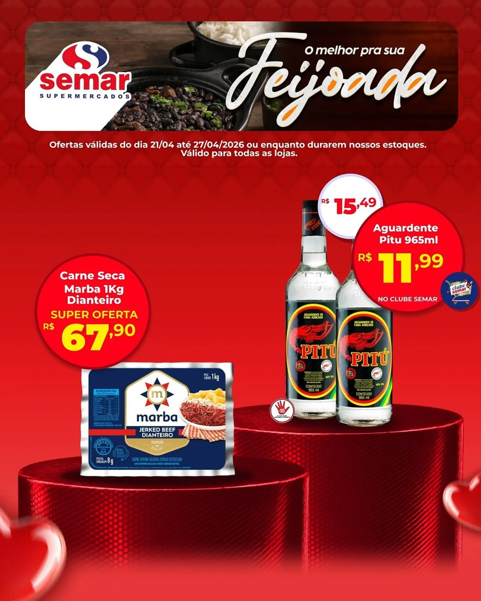 Encarte de Folheto Semar Supermercado 26 de abril até 27 de abril 2026 - Pagina 5