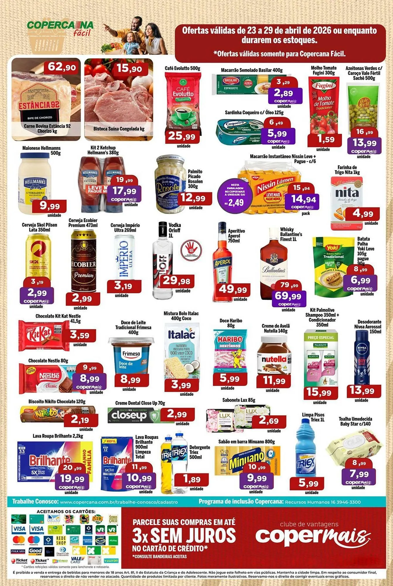 Encarte de Tabloide Copercana 23 de abril até 29 de abril 2026 - Pagina 2