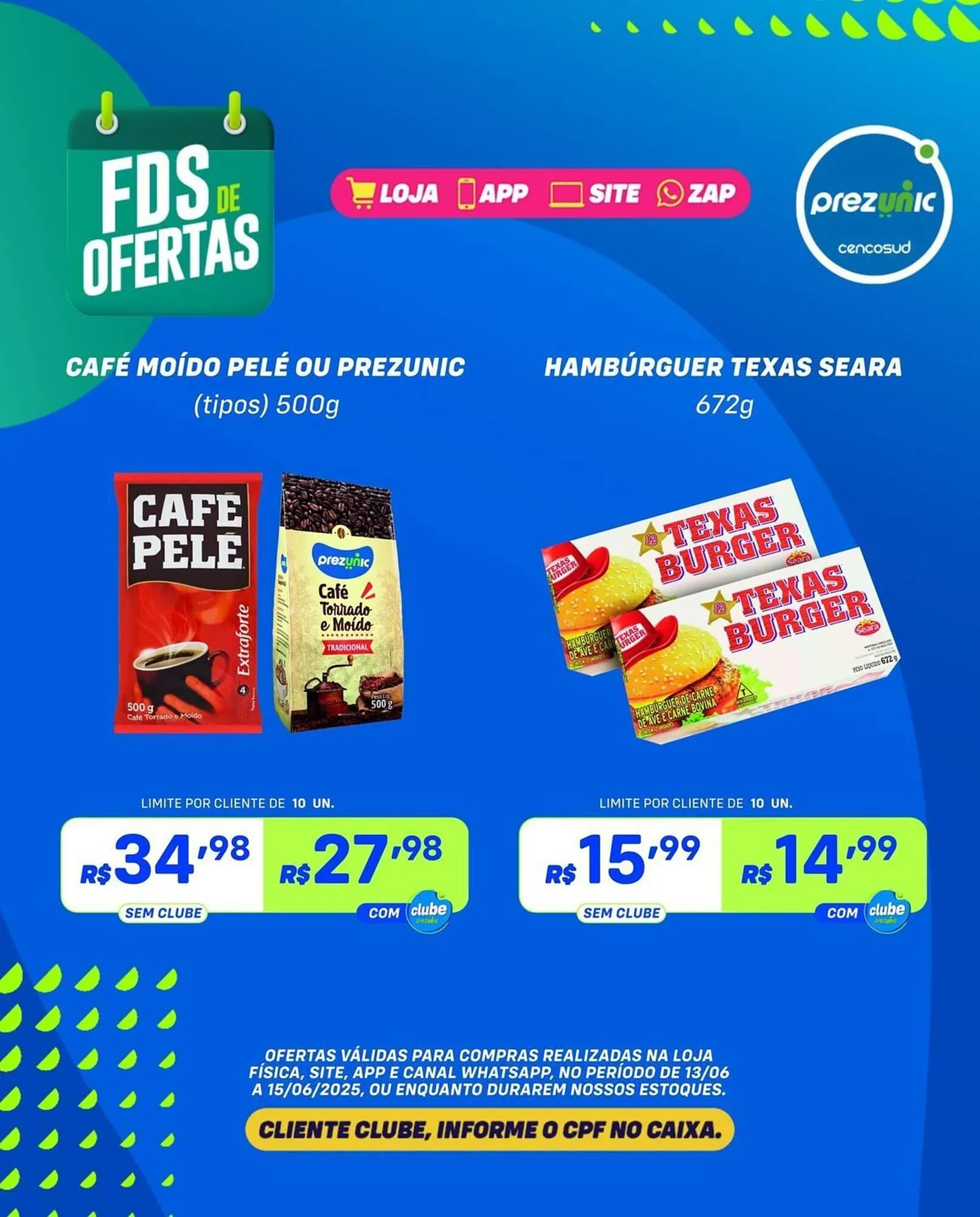 Encarte de Catálogo Prezunic 13 de junho até 15 de junho 2025 - Pagina 6