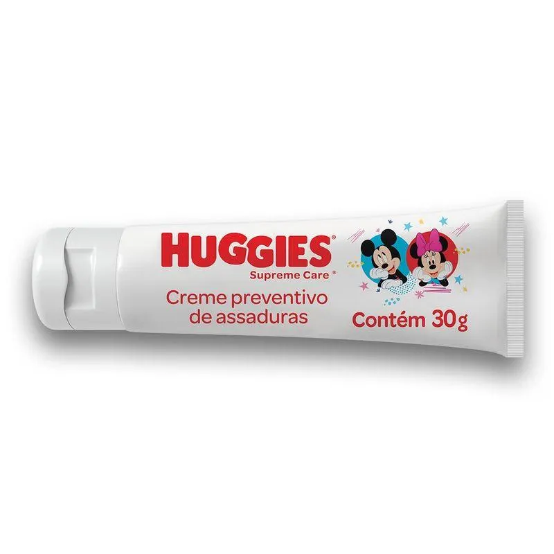 Creme Preventivo De Assaduras Huggies Supreme Care Óleo De Amêndoas 30g
