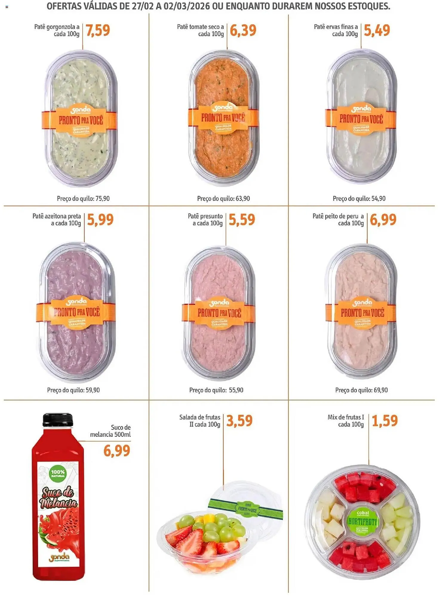 Encarte de Folheto Sonda 27 de fevereiro até 3 de março 2026 - Pagina 6