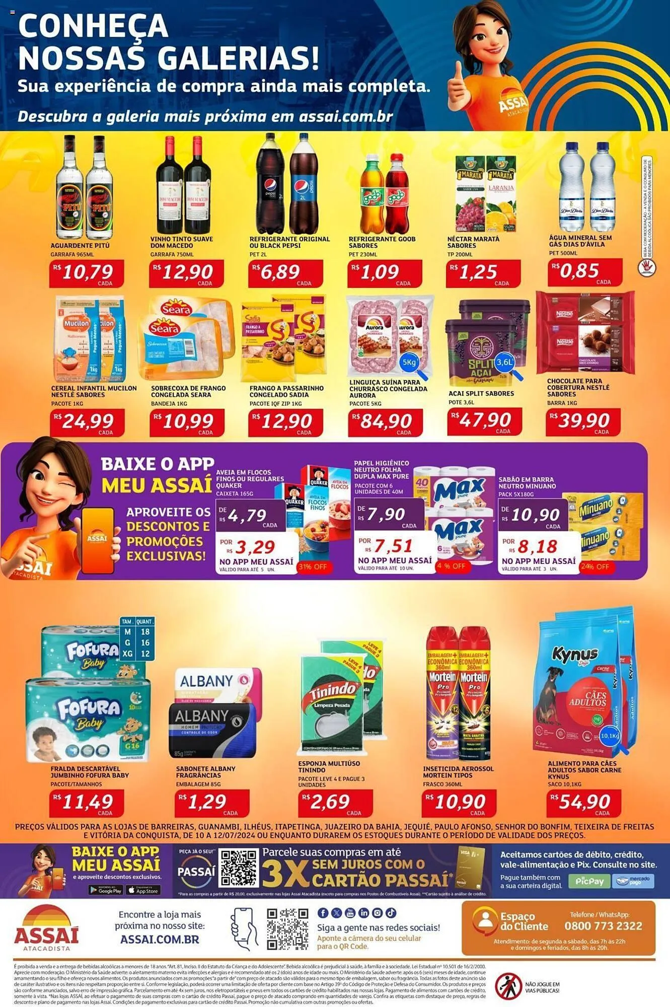Encarte de Catálogo Assaí Atacadista 10 de julho até 12 de julho 2024 - Pagina 2