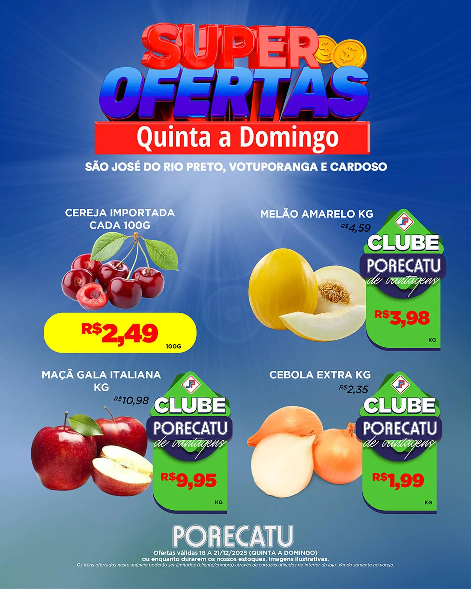 Encarte de Catálogo Supermercado Porecatu 18 de dezembro até 21 de dezembro 2025 - Pagina 5