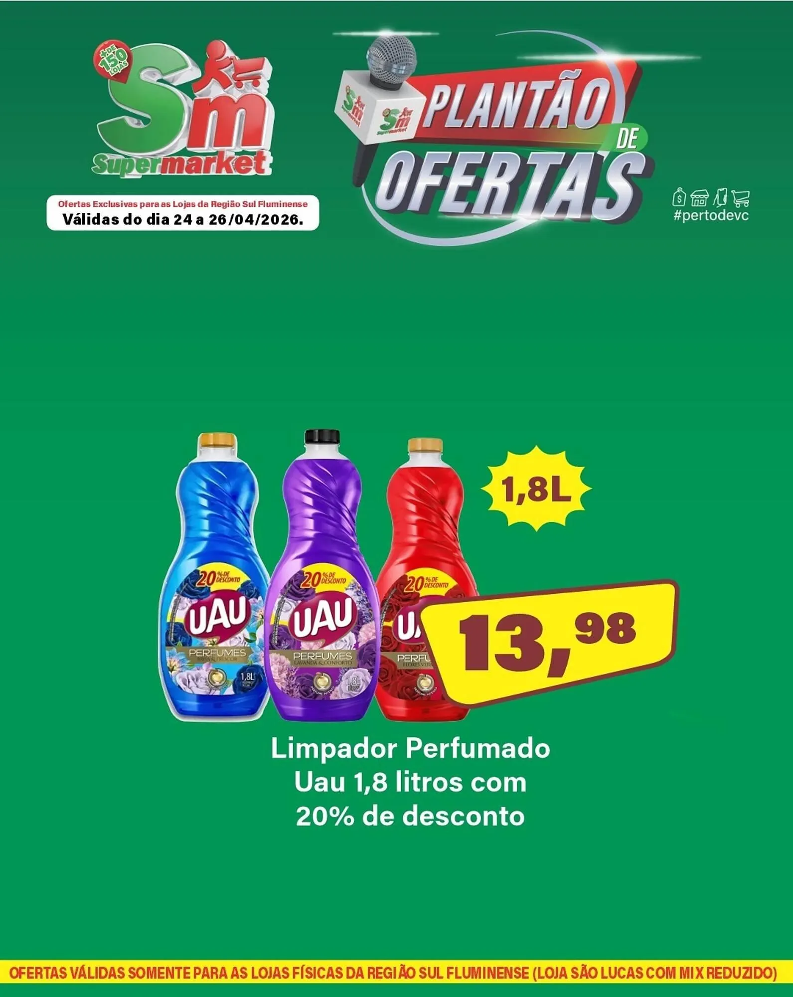 Encarte de Catálogo Floresta Supermercados 24 de abril até 26 de abril 2026 - Pagina 2