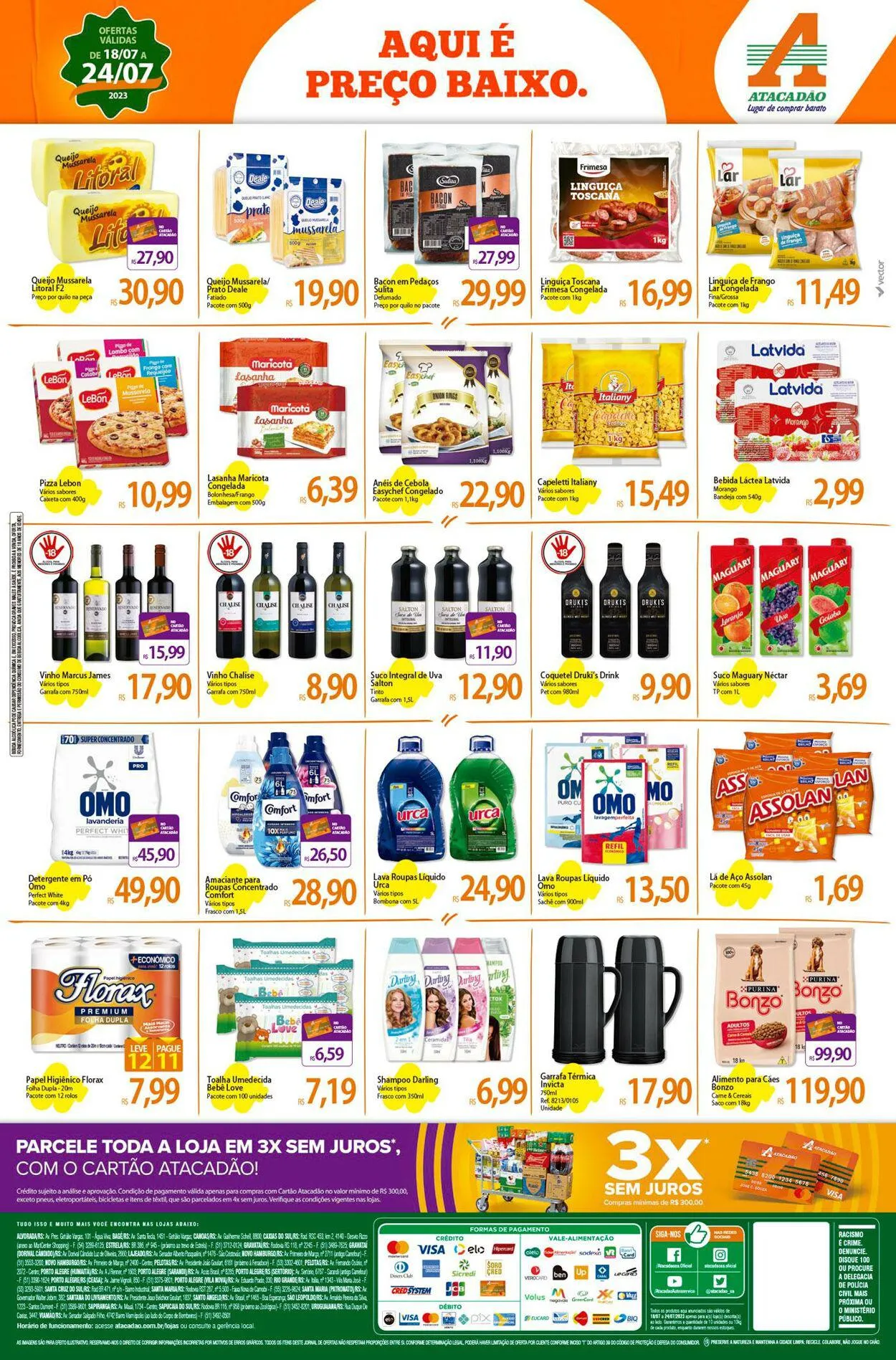 Encarte de Atacadão - RS - Todas as lojas 18 de julho até 24 de julho 2023 - Pagina 2