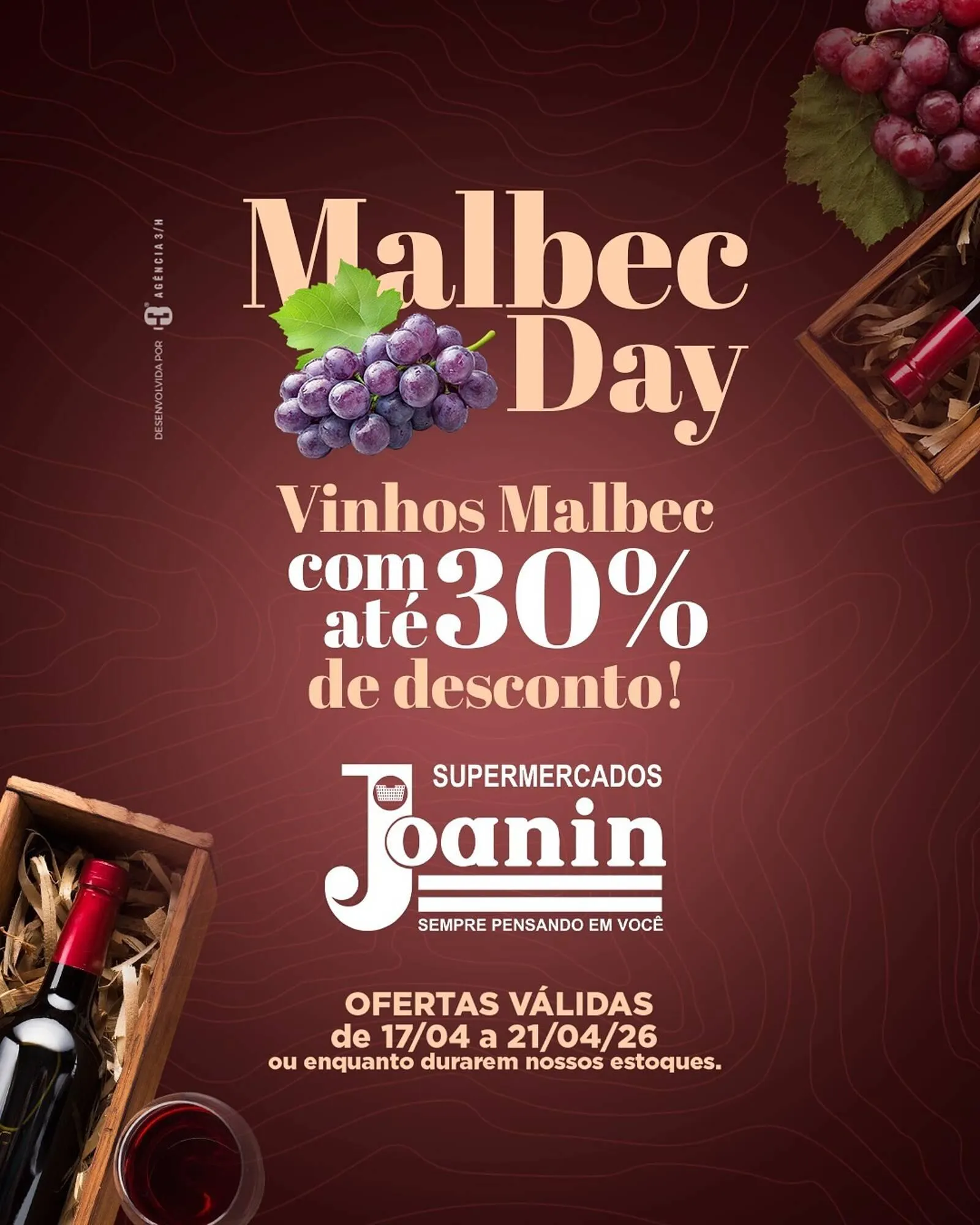 Encarte de Catálogo Supermercados Joanin 17 de abril até 21 de abril 2026 - Pagina 1