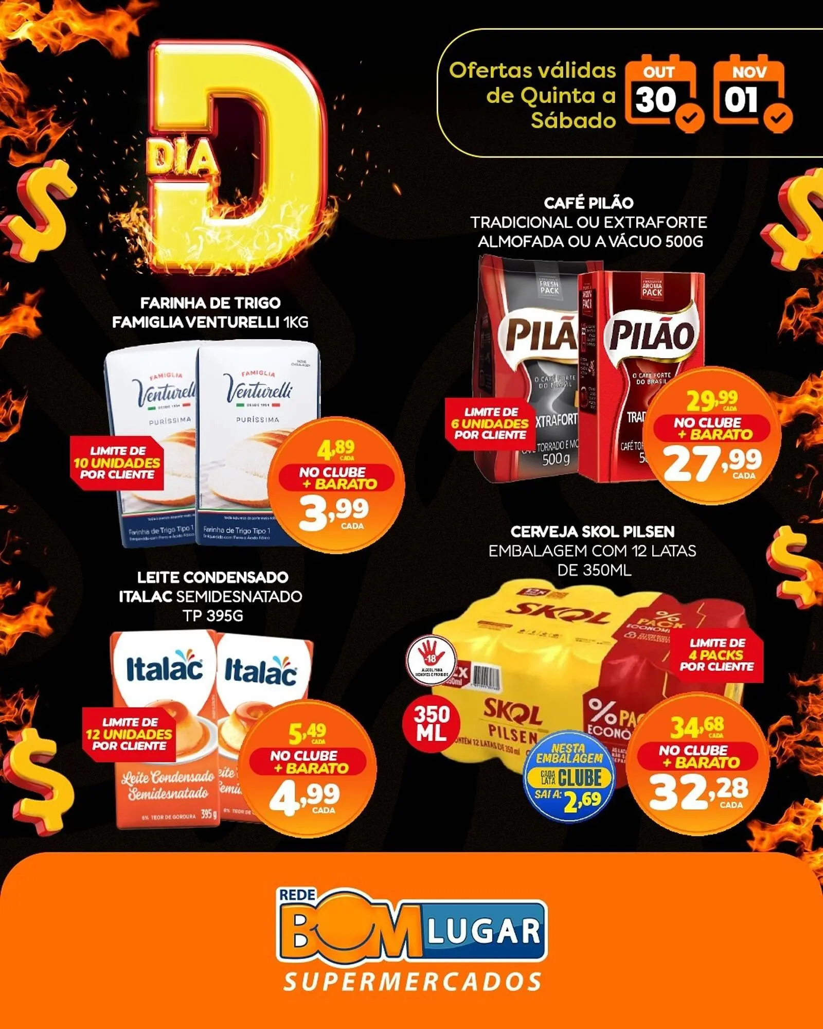 Encarte de Folheto Rede Bom Lugar 31 de outubro até 1 de novembro 2025 - Pagina 2