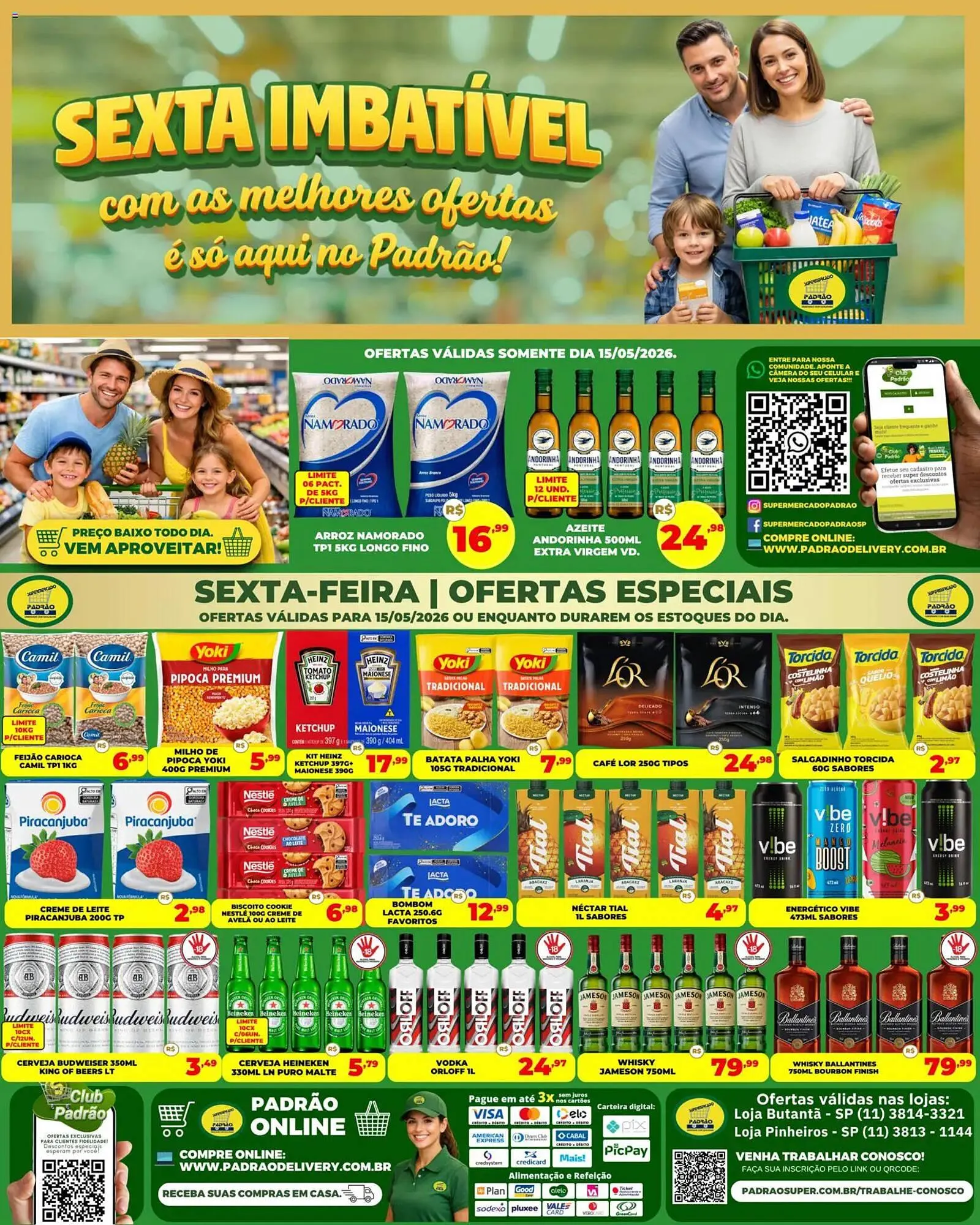 Encarte de Folheto Supermercado Padrão 11 de maio até 15 de maio 2026 - Pagina 1