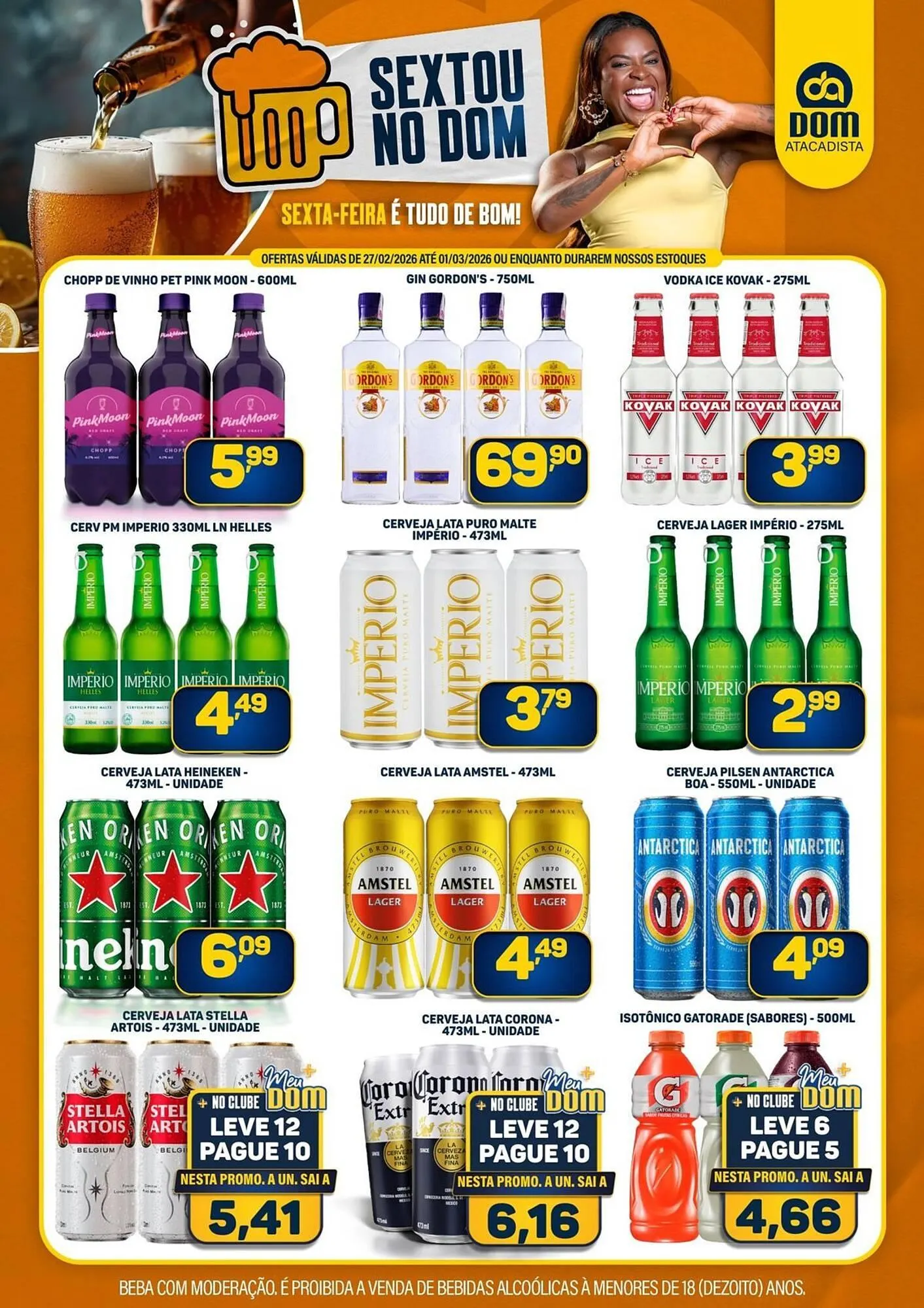 Encarte de Encarte Dom Atacadista 27 de fevereiro até 1 de março 2026 - Pagina 1