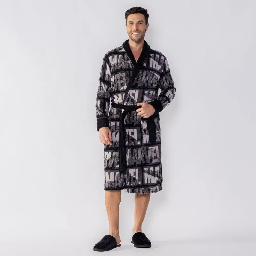 Roupão Adulto Unissex Disney Microfibra Gg - Marvel