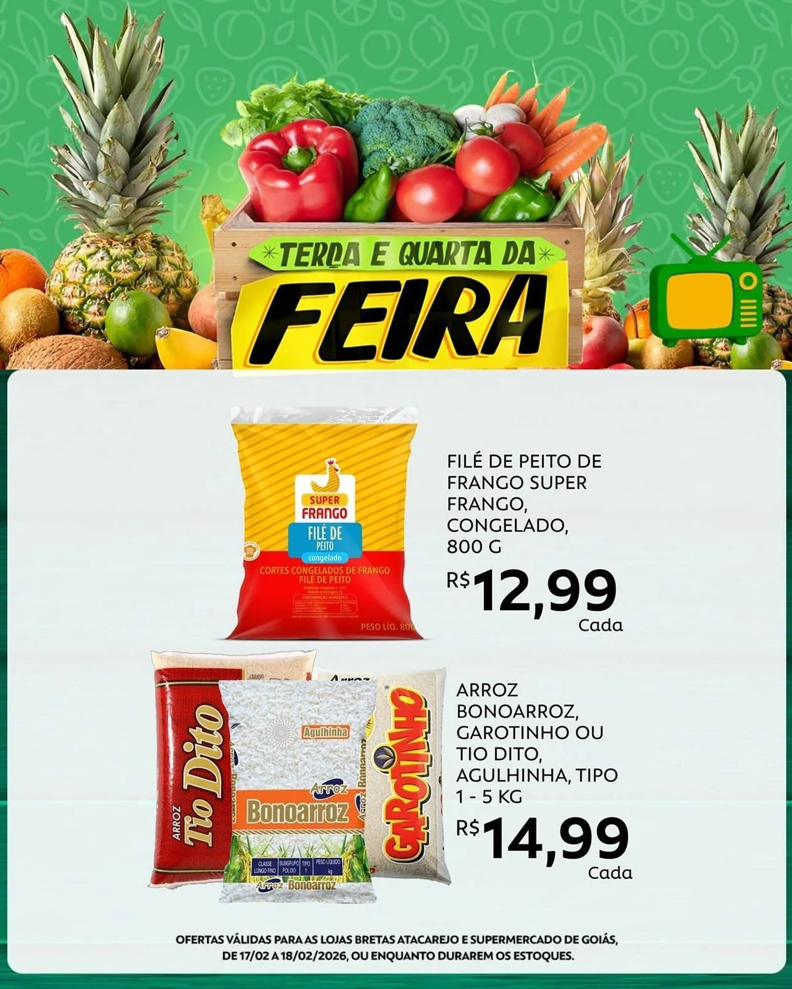 Encarte de Catálogo Supermercados Bretas 17 de fevereiro até 18 de fevereiro 2026 - Pagina 8