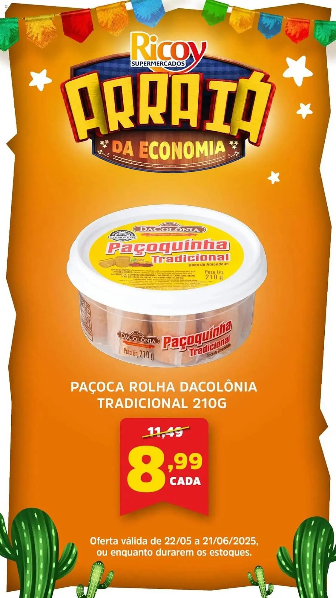 Encarte de Catálogo Ricoy Supermercados 22 de maio até 22 de junho 2025 - Pagina 12