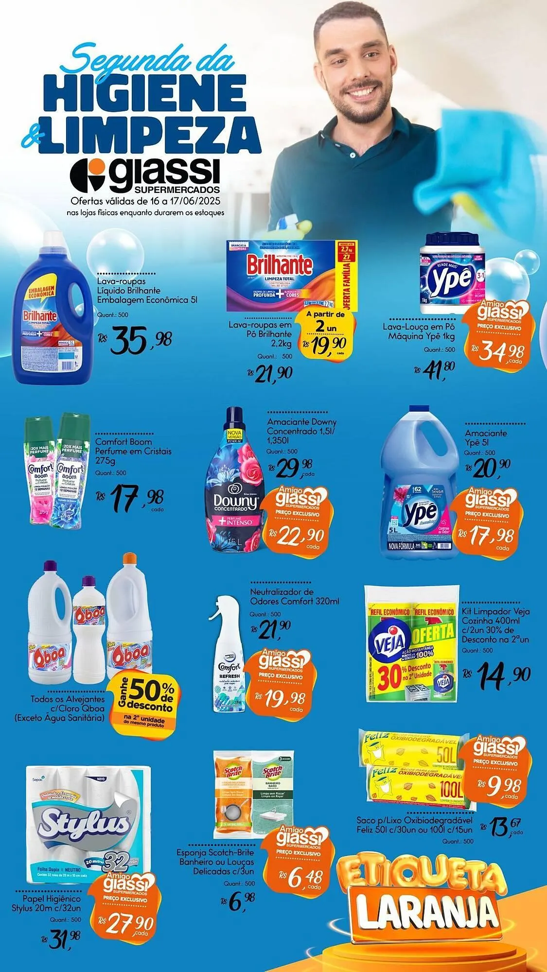 Encarte de Catálogo Giassi Supermercados 16 de junho até 17 de junho 2025 - Pagina 2