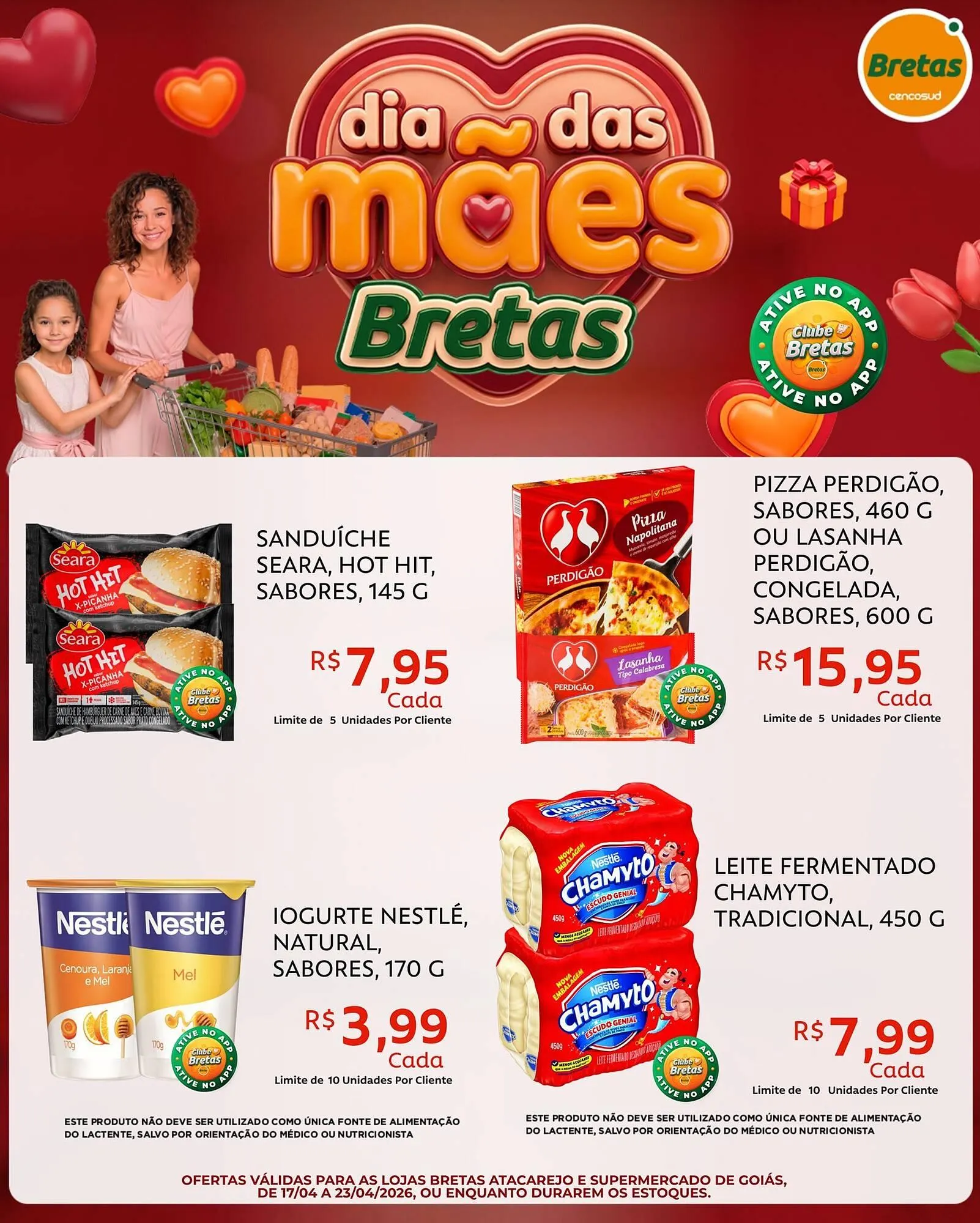 Encarte de Catálogo Supermercados Bretas 17 de abril até 23 de abril 2026 - Pagina 2