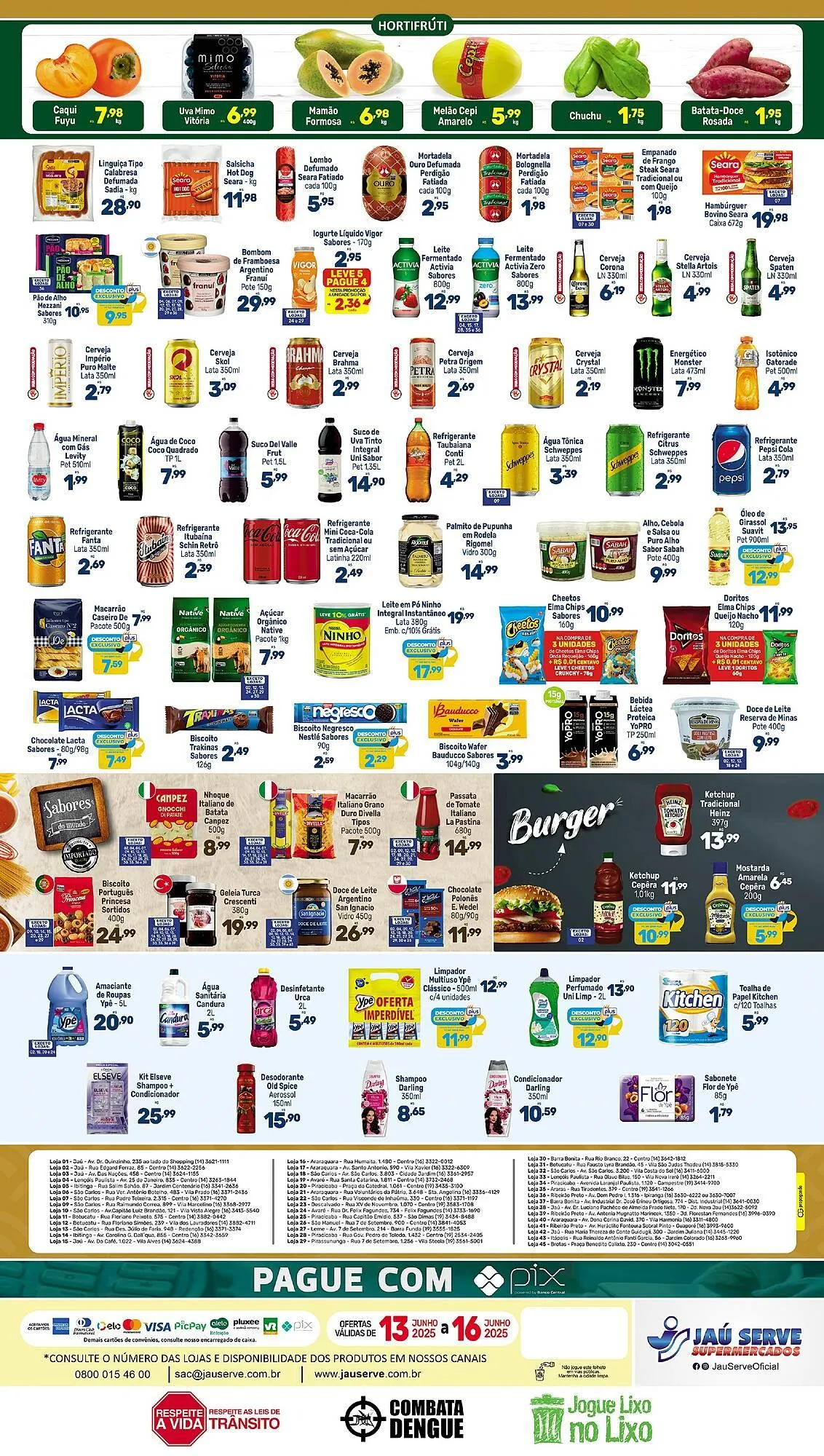 Encarte de Catálogo Supermercados Jau Serve 13 de junho até 16 de junho 2025 - Pagina 2
