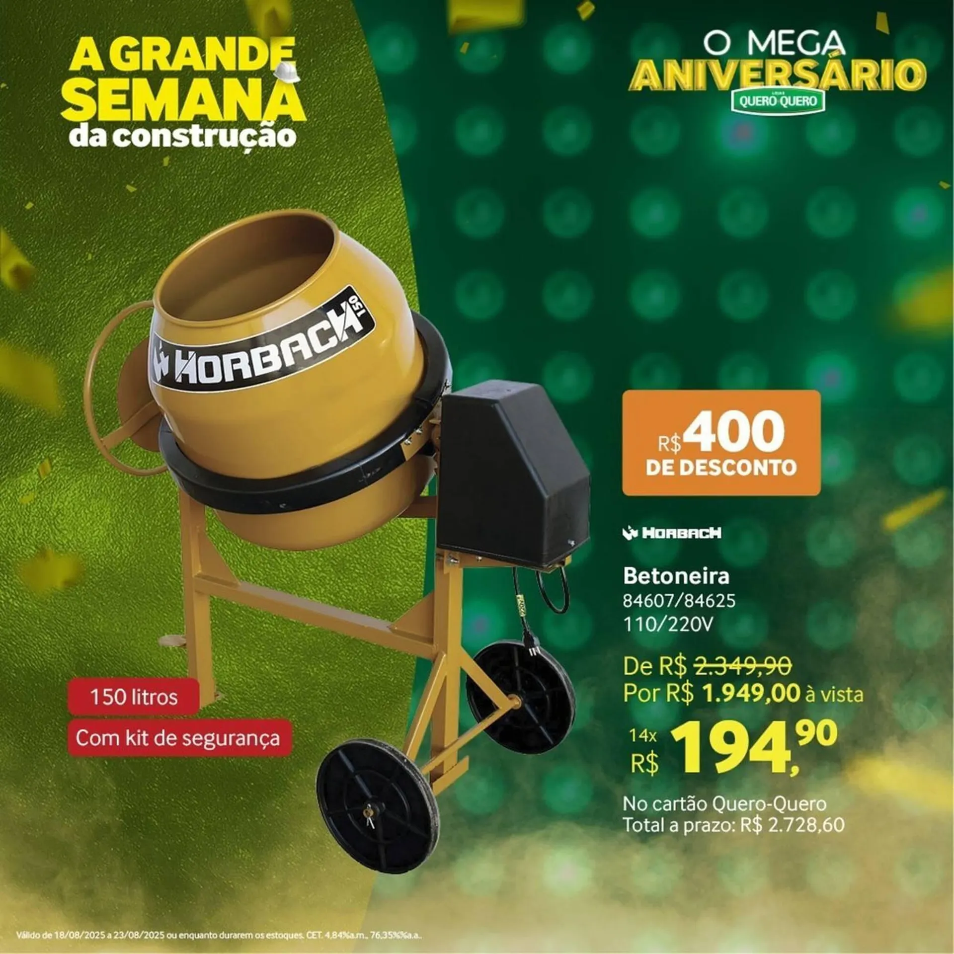 Encarte de Catálogo Quero Quero 18 de agosto até 23 de agosto 2025 - Pagina 1