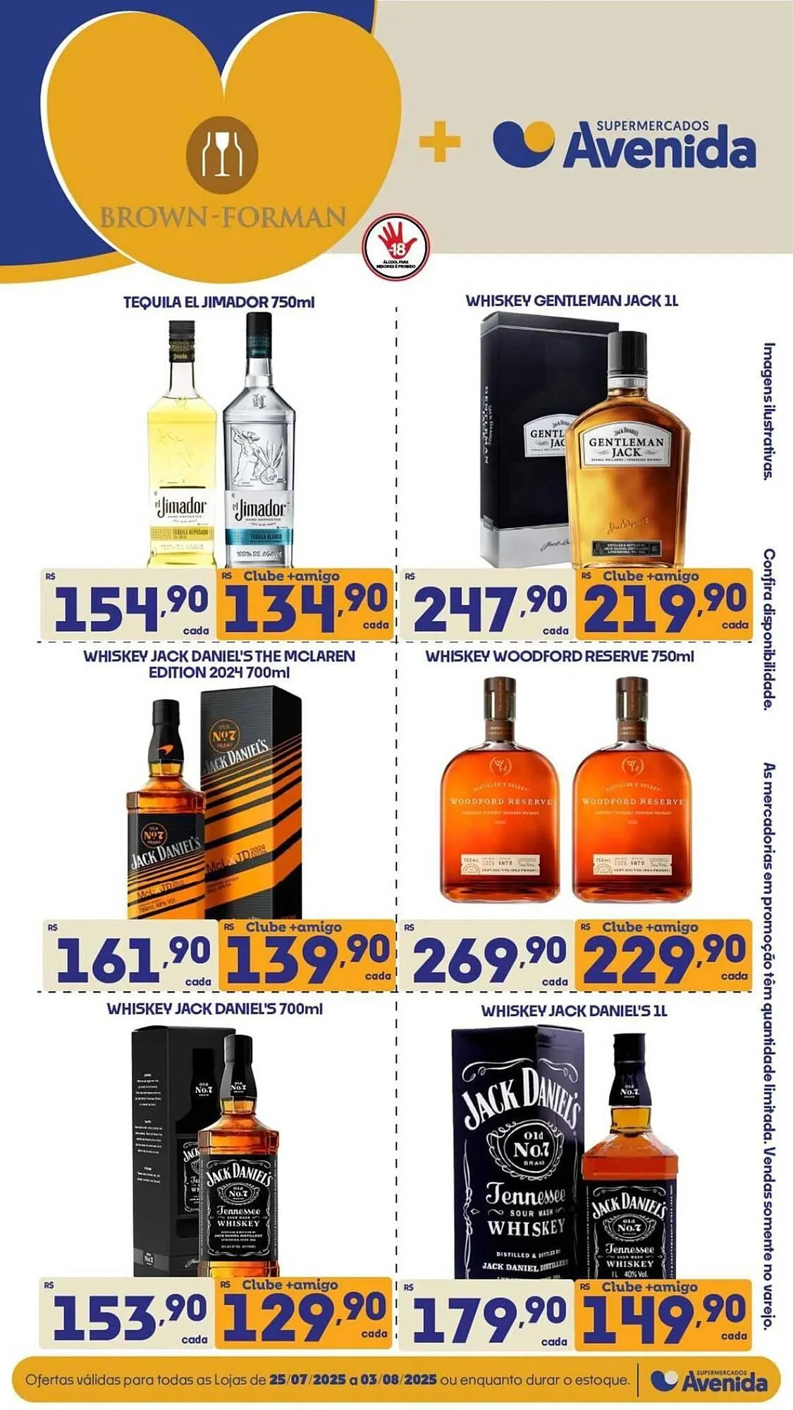 Encarte de Catálogo Supermercados Avenida 25 de julho até 3 de agosto 2025 - Pagina 1