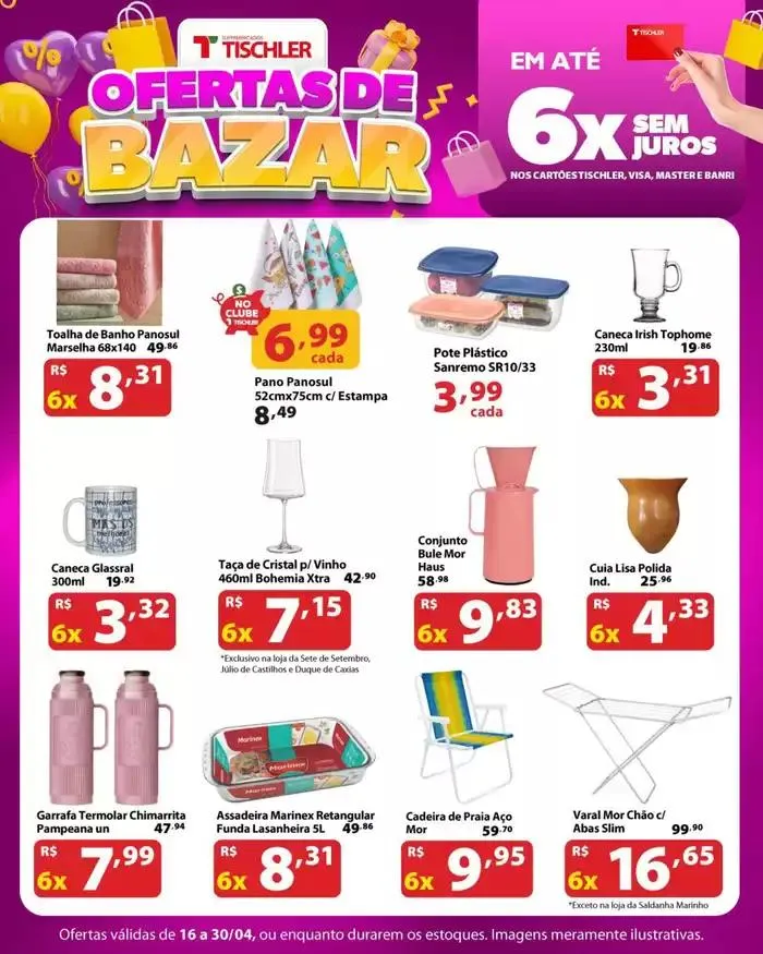 Encarte de Encarte Supermercados Tischler 16 de abril até 30 de abril 2025 - Pagina 2
